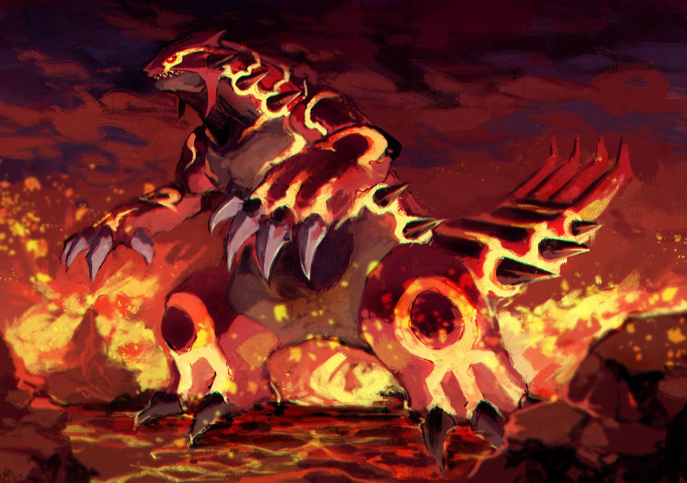 1403x987 Groudon Wallpaper. Groudon Wallpaper