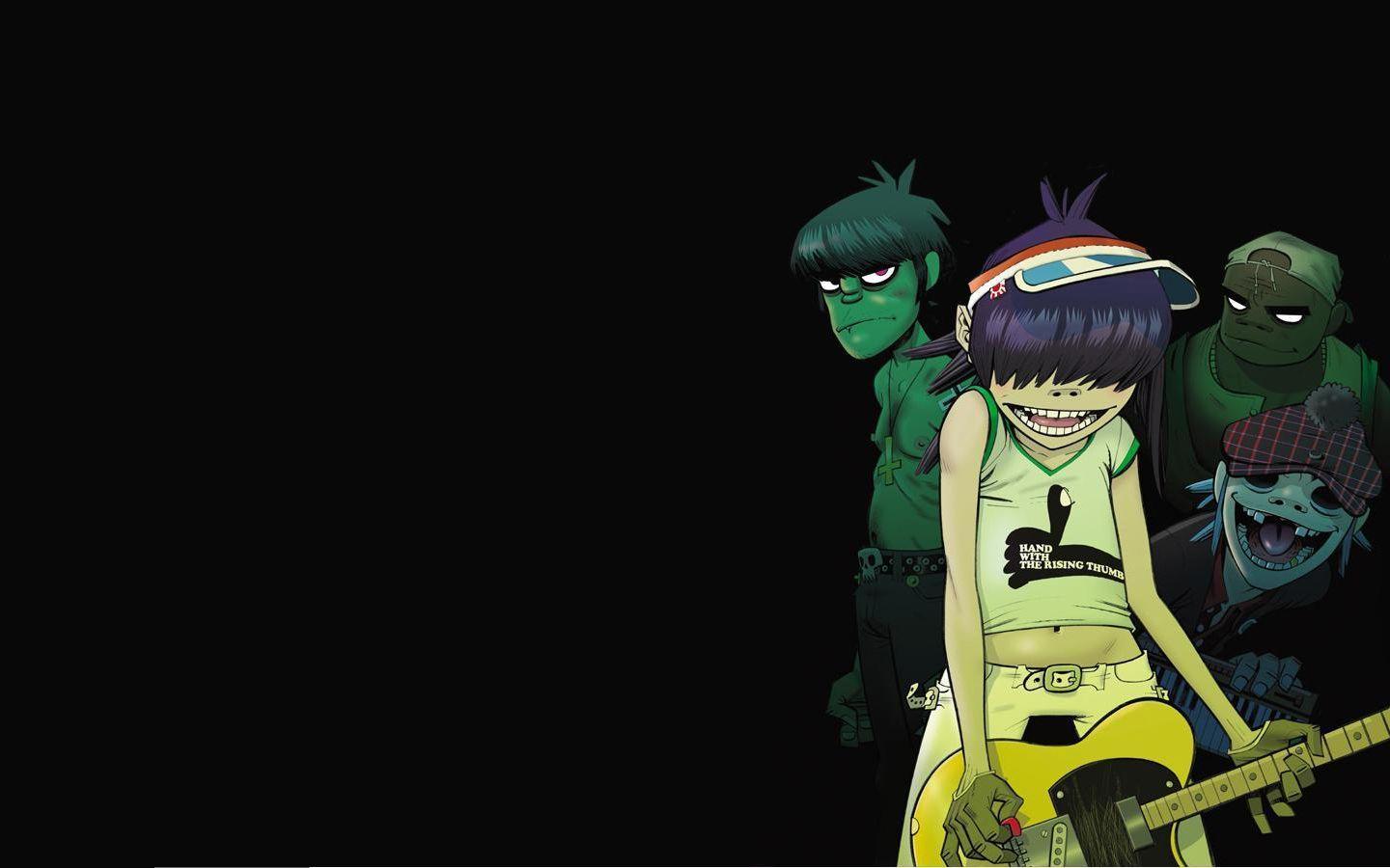 1440x900 ART. Gorillaz, 3D