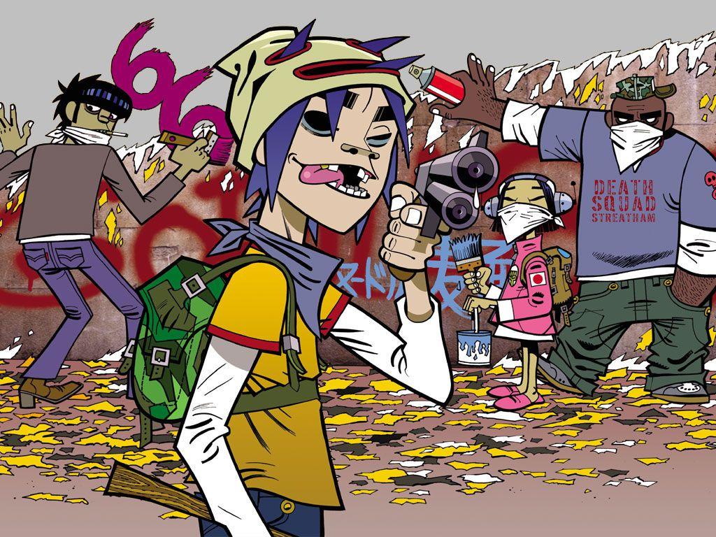 1024x768 Most viewed Gorillaz wallpaperK Wallpaper