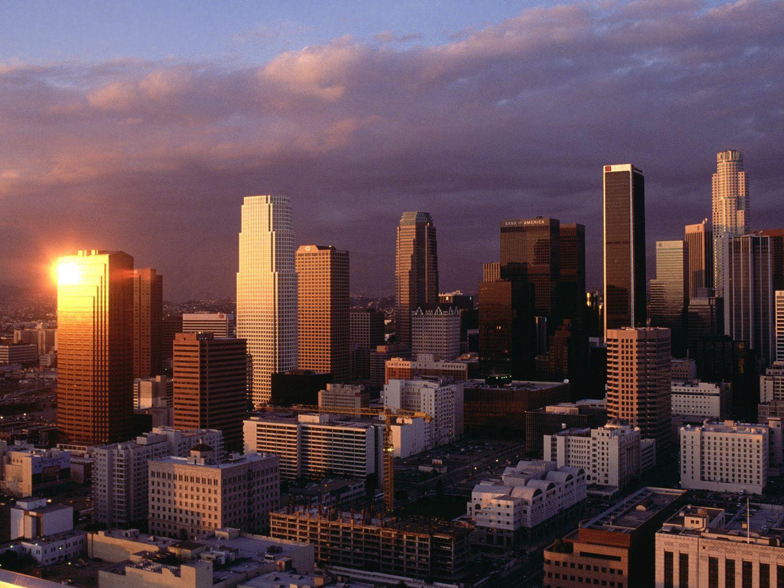 1600x1200 Free download Downtown Los Angeles Wallpaper HD Wallpaper