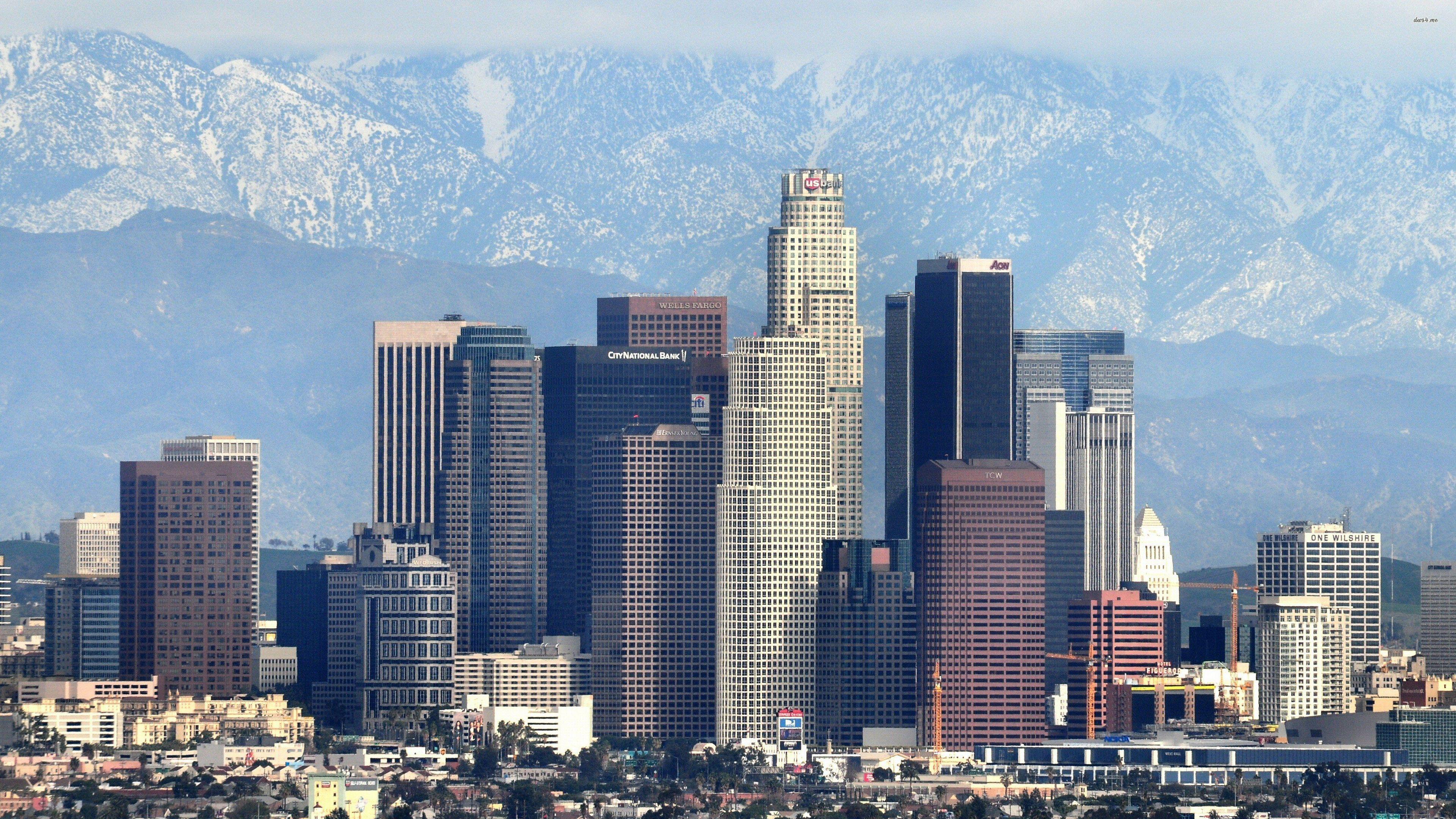 3840x2160 Downtown Los Angeles Wallpaper