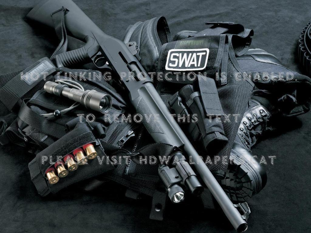 1024x768 swat nypd police black lapd gun technology