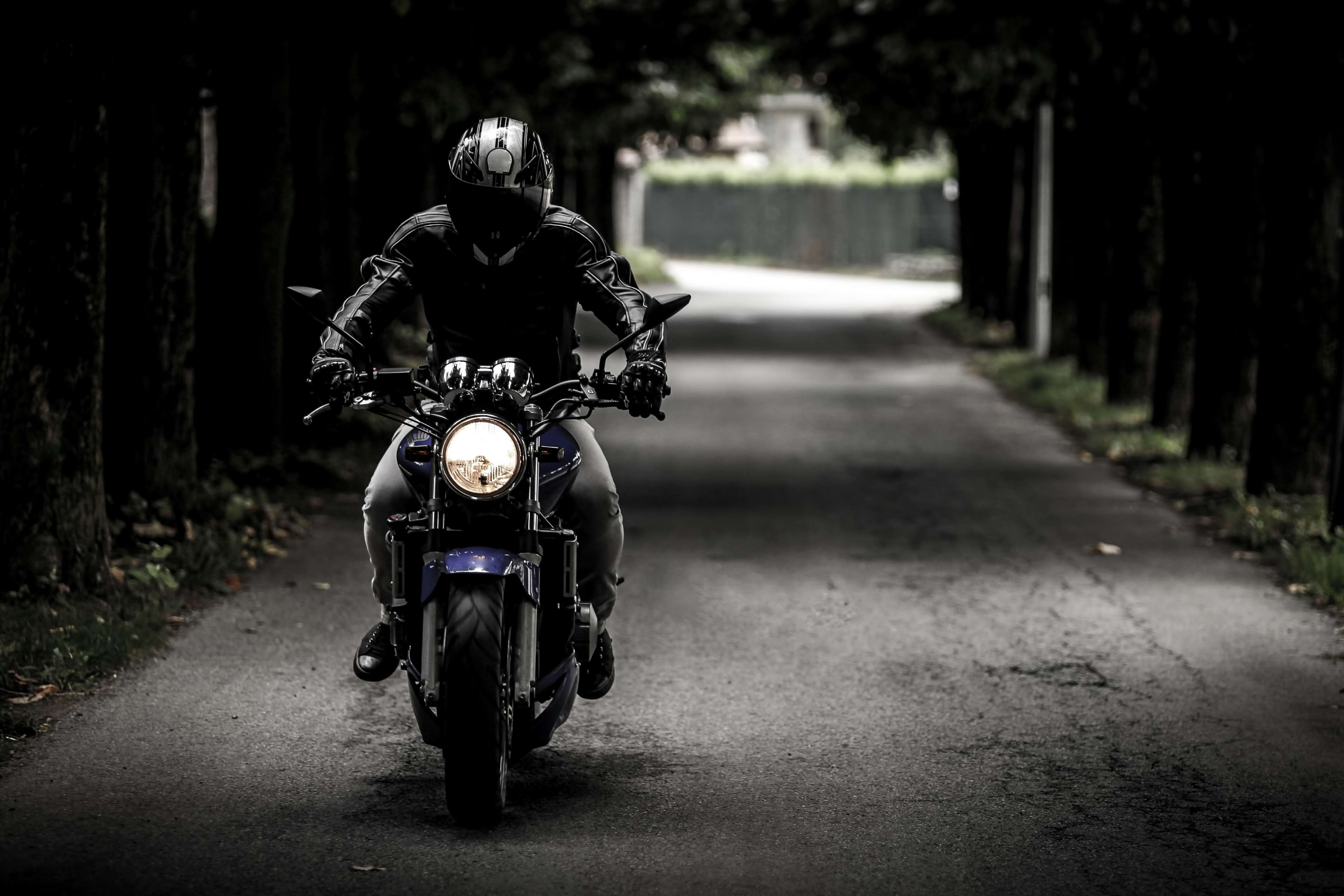 3840x2560 bike, bike rider, dark, driver, honda hornet, motorbike