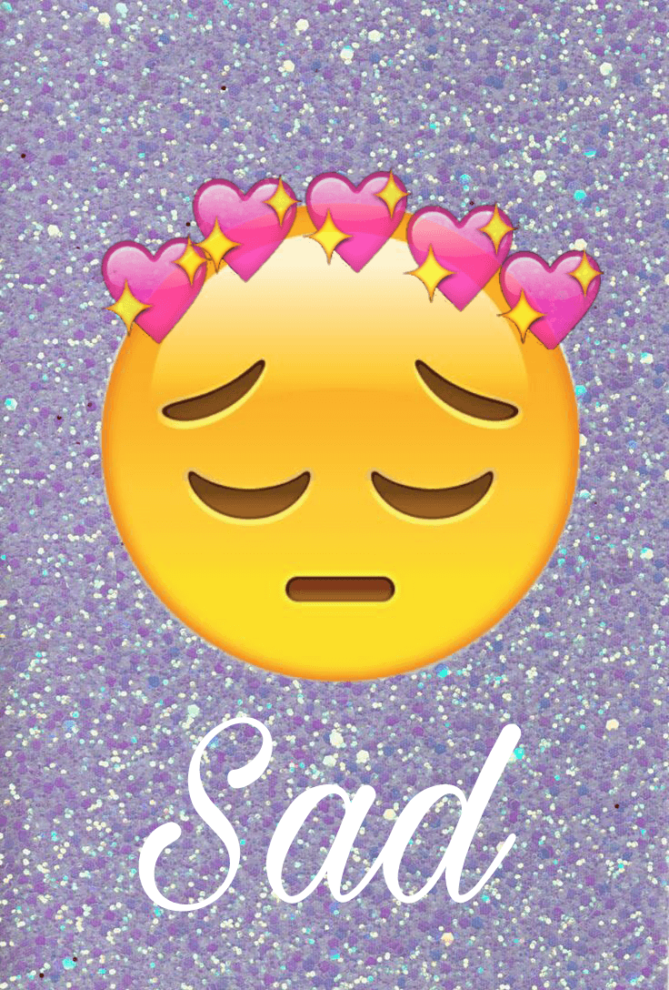 Aesthetic Sad Emoji Wallpaper  . Just Don�t Be Too Excited About It ☝.