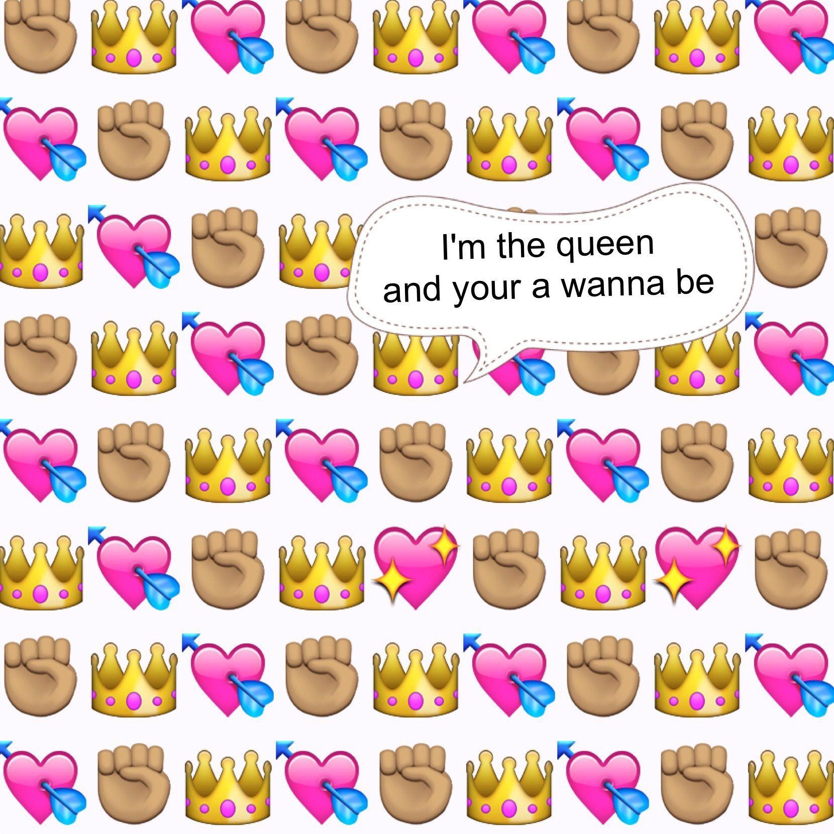 Queen Emojis Wallpapers  Wallpaper Cave