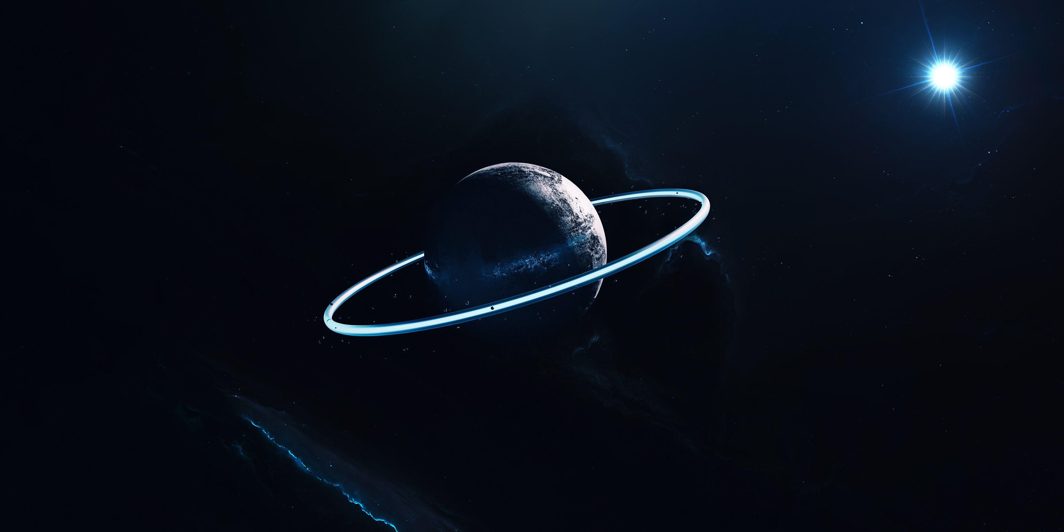 3600x1800 Planet HD Wallpaper