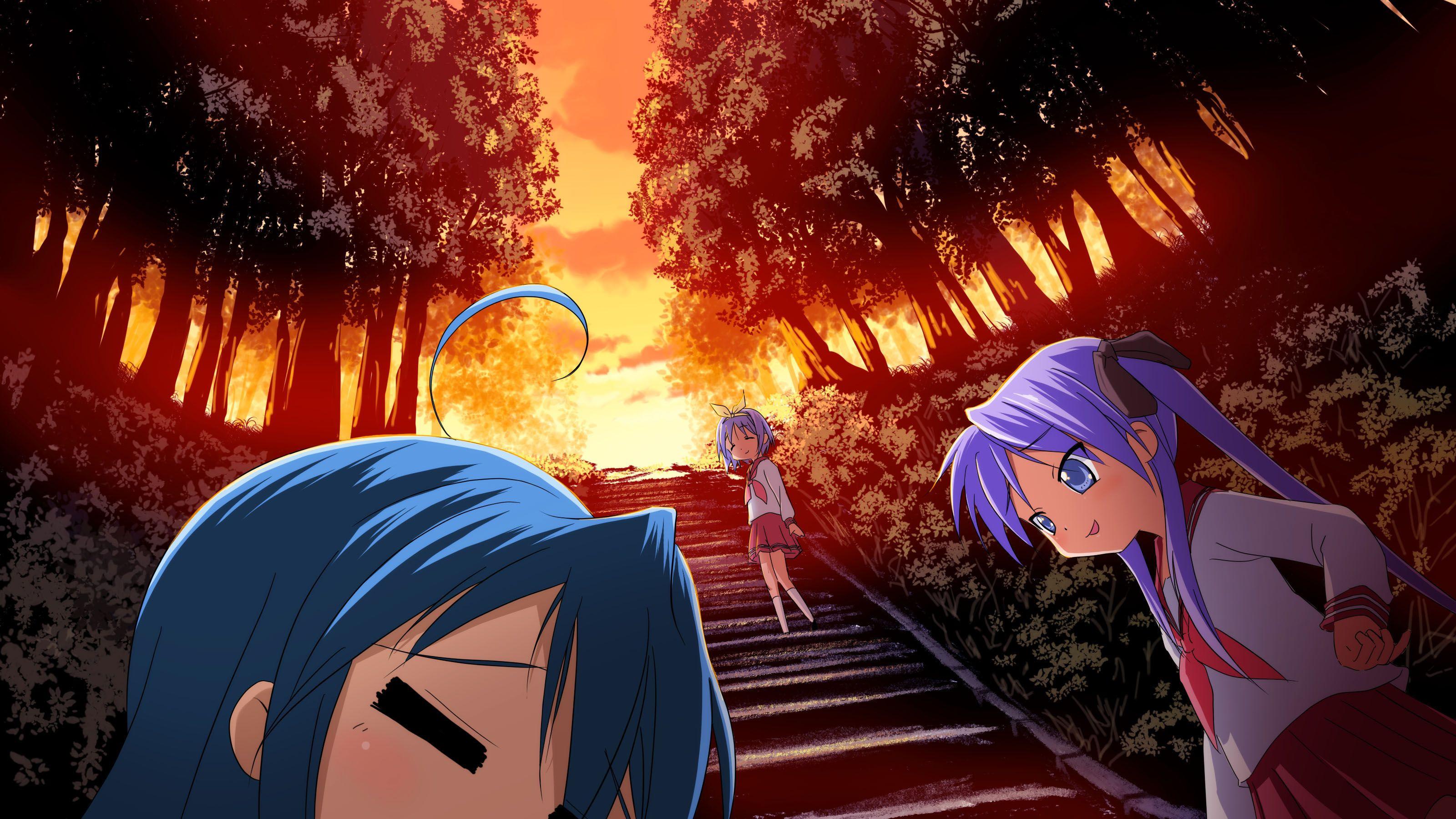 3200x1800 Triple Monitor Anime Wp