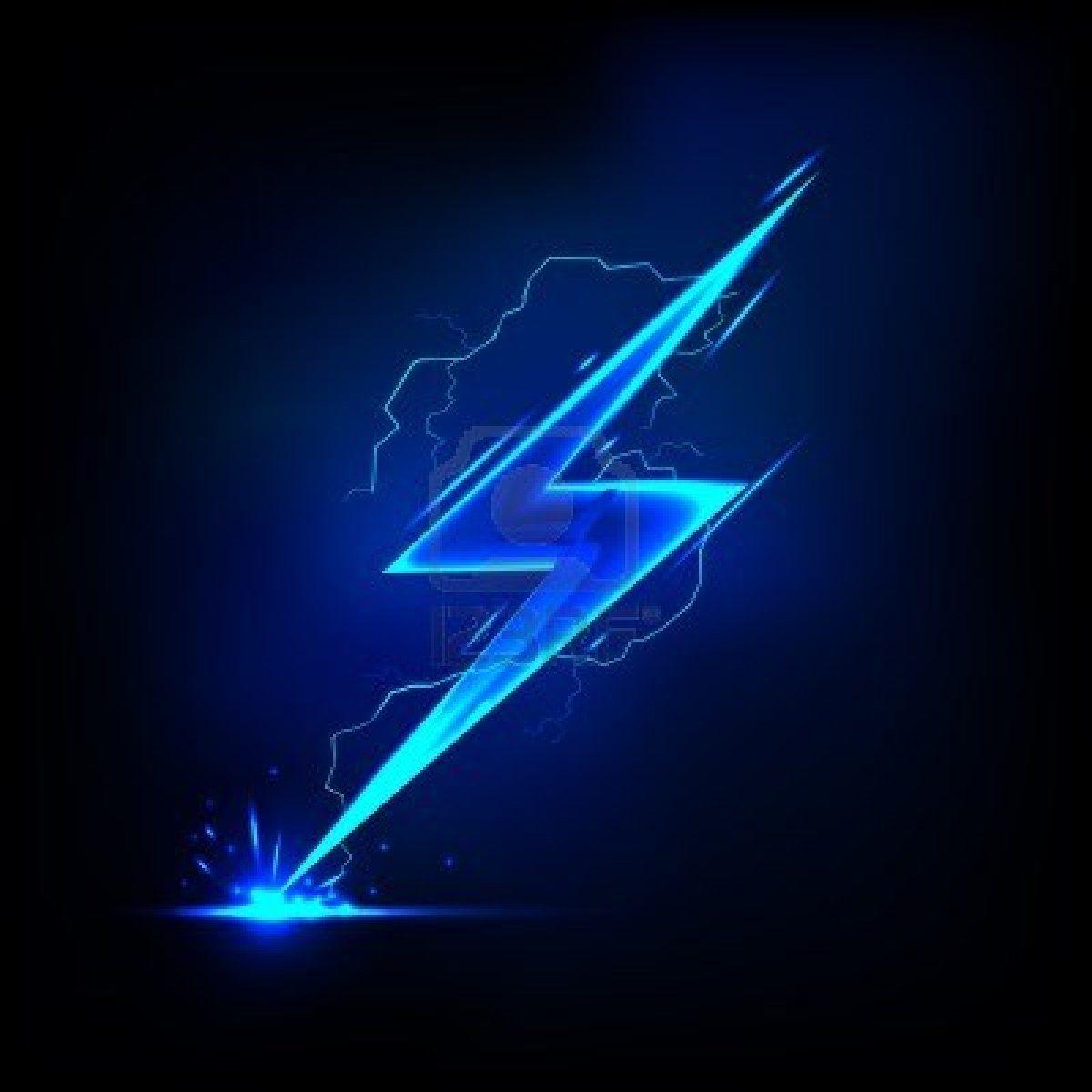 1200x1200 Free download Blue Lightning Bolt Wallpaper lightning bolt