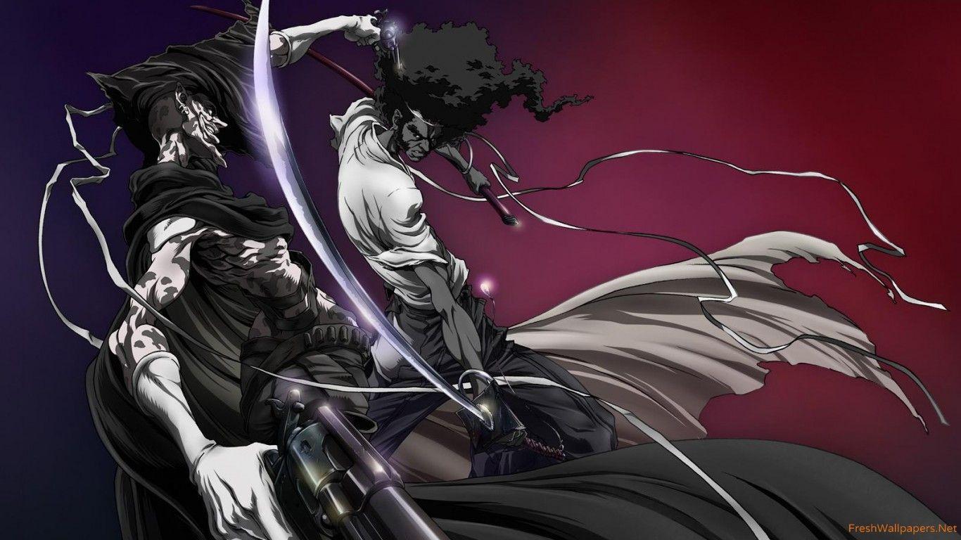 1366x768 Afro Samurai wallpaper