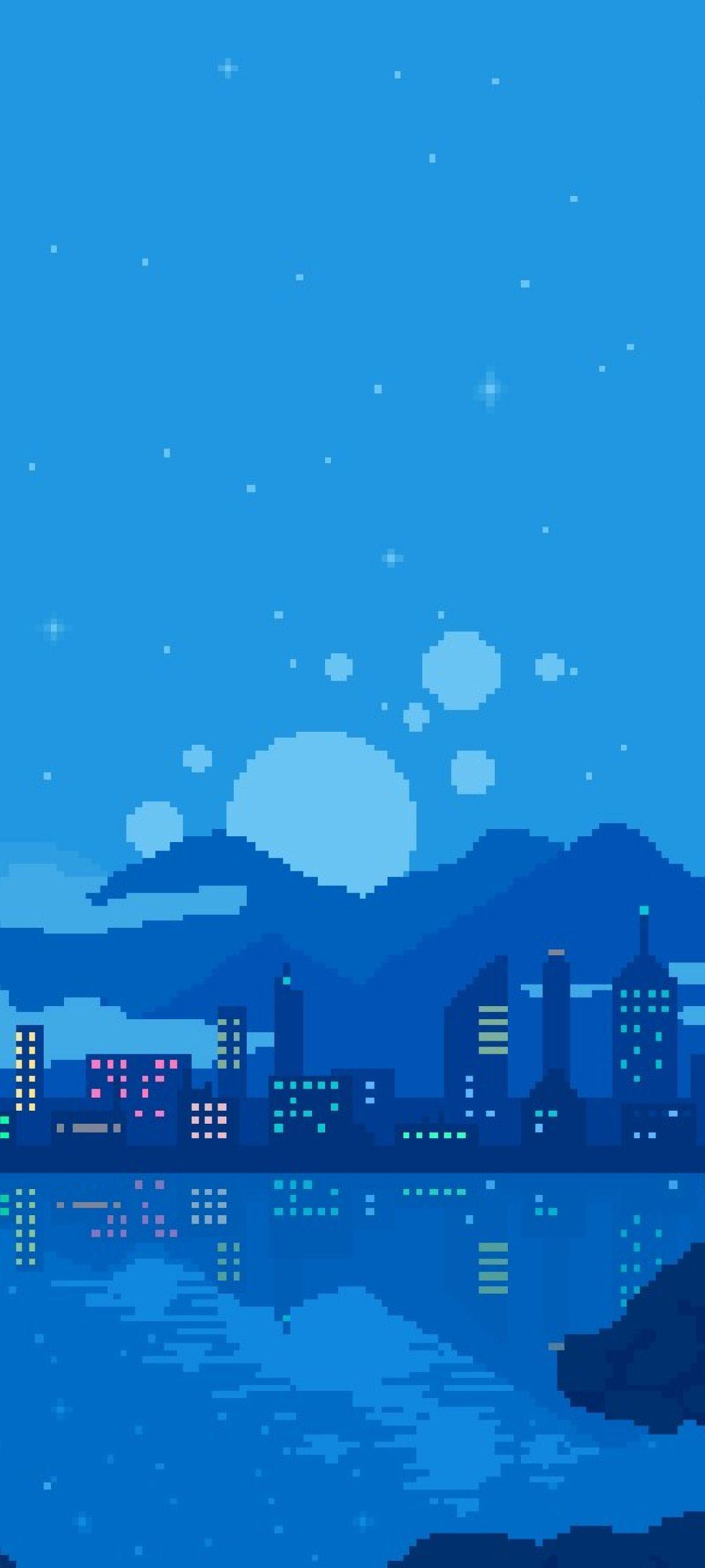 1080x2400 Town 8 Bit 1080x2400 Resolution Wallpaper, HD Artist 4K