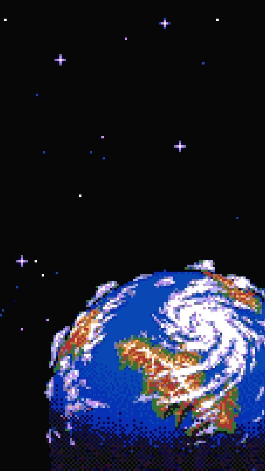 899x1599 Worlds, Simply Rendered To 8 Bit. Vaporwave Wallpaper, Aesthetic