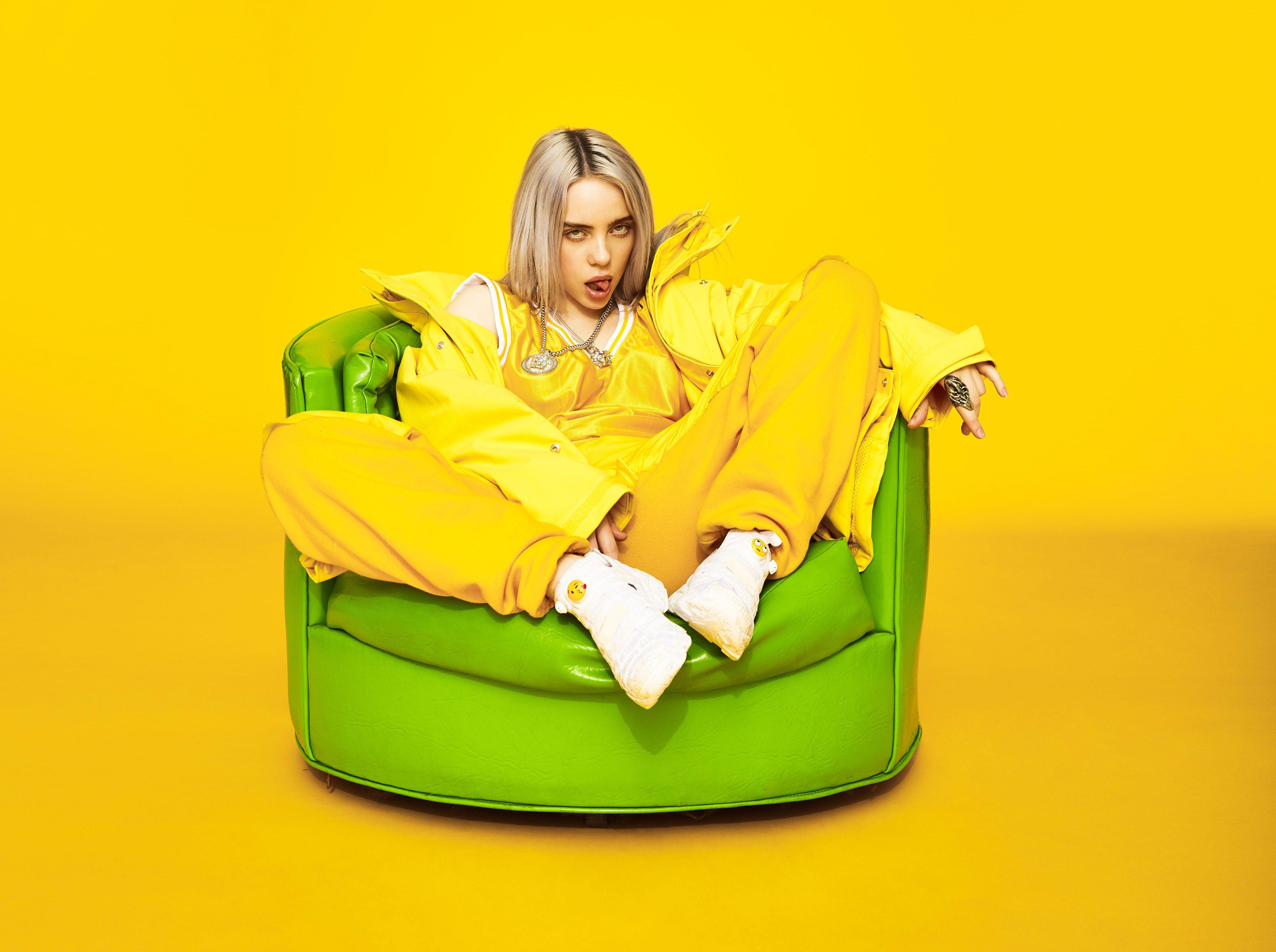 Billie Eilish Yellow Hair