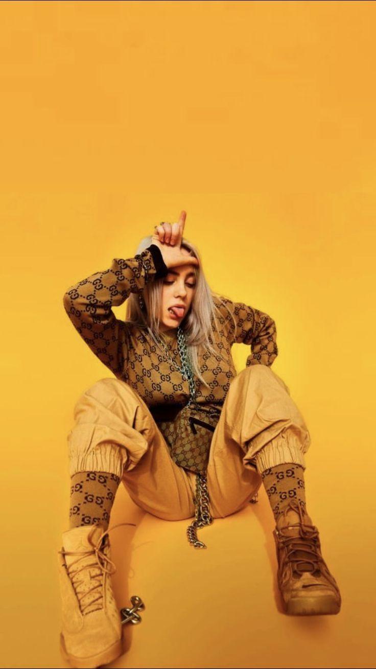 Billie Eilish Yellow Wallpapers - Top Free Billie Eilish Yellow ...