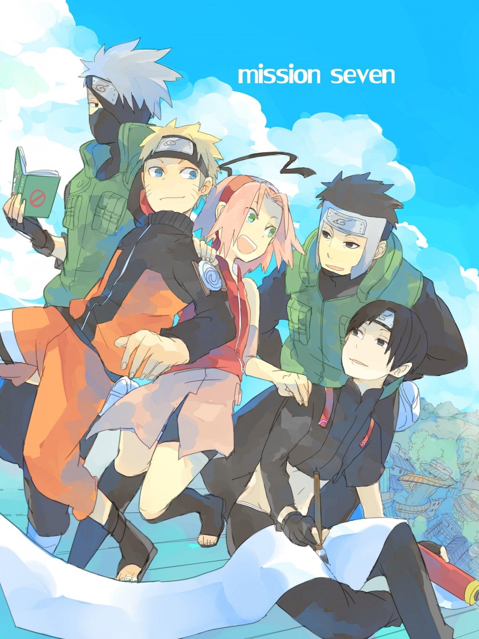 1536x2048 Download 1536x2048 Hataka Kakashi, Haruno Sakura, Uzumaki Naruto