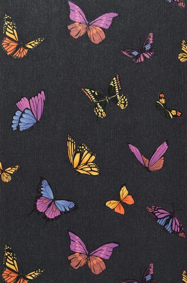 728x1100 Wallpaper Lumiere Black glitter, Gorze yellow, Orange, Violet