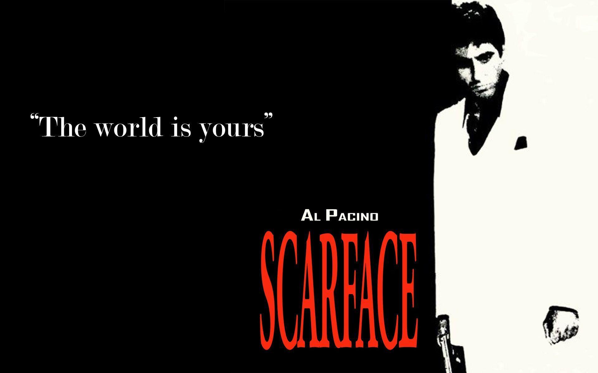 Scarface Quotes Wallpapers Top Free Scarface Quotes Backgrounds Wallpaperaccess