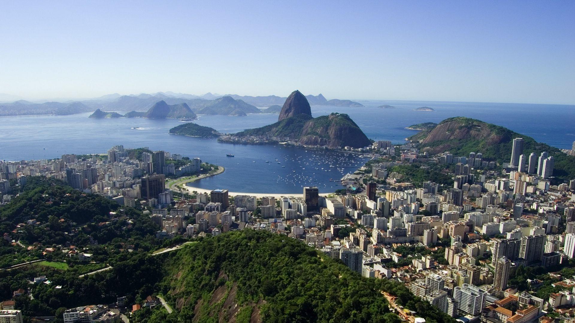 1920x1080 Download wallpaper 1920x1080 brazil, rio de janeiro, view from