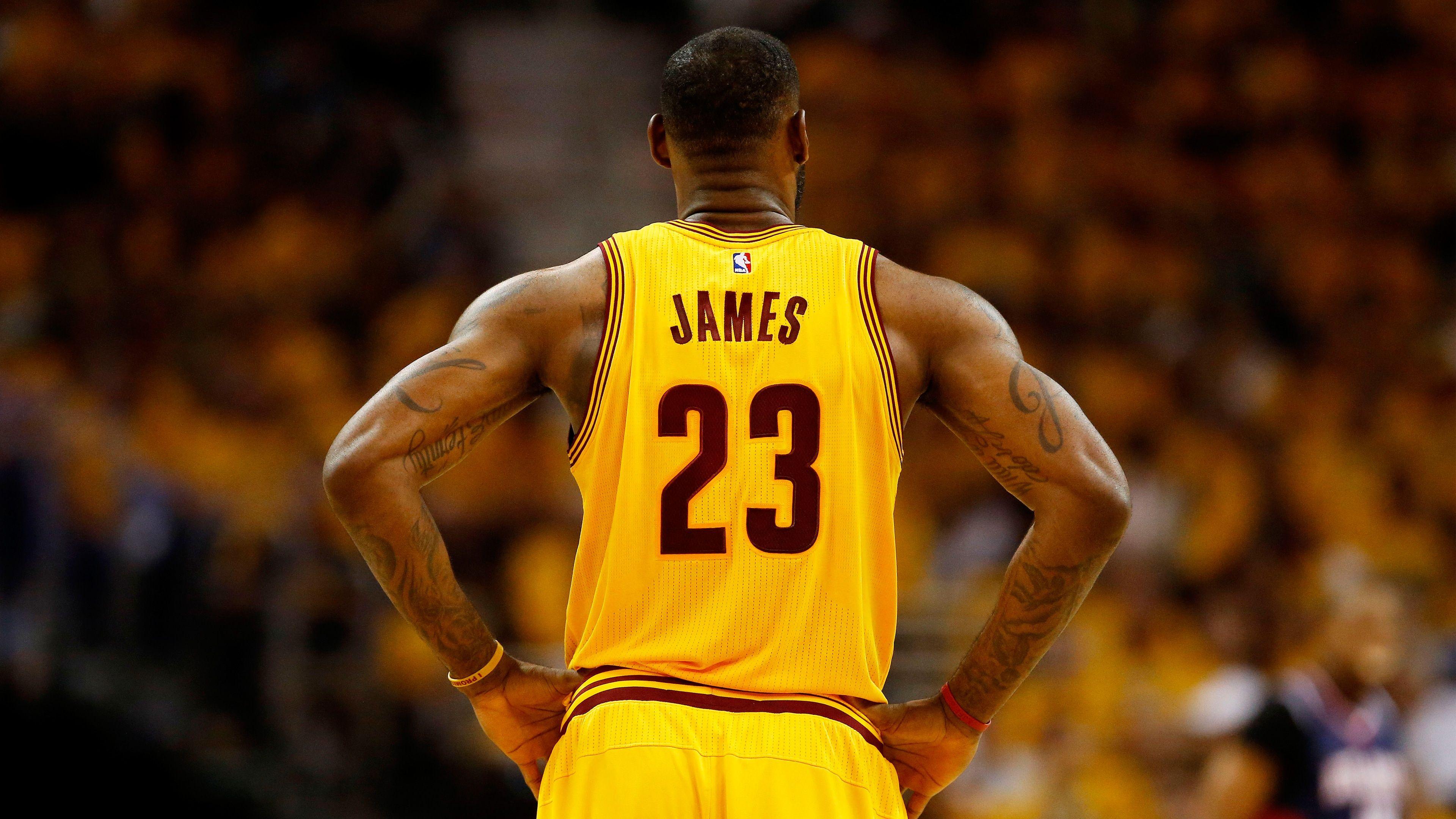 3840x2160 Lebron James Cleveland Cavaliers Wallpaper in jpg format for free
