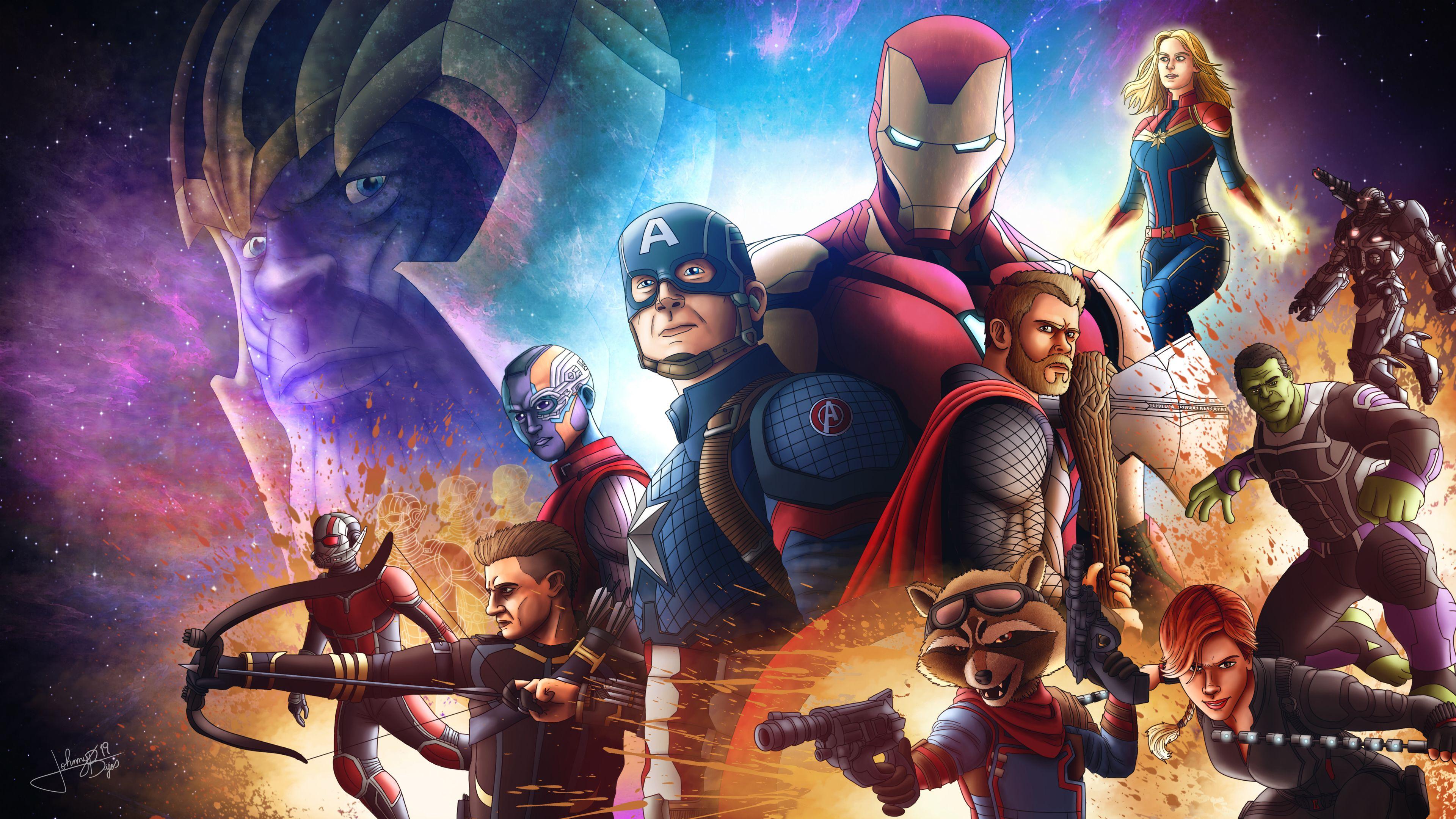 3840x2160 Avengers Endgame4k Art 4k HD 4k Wallpaper, Image