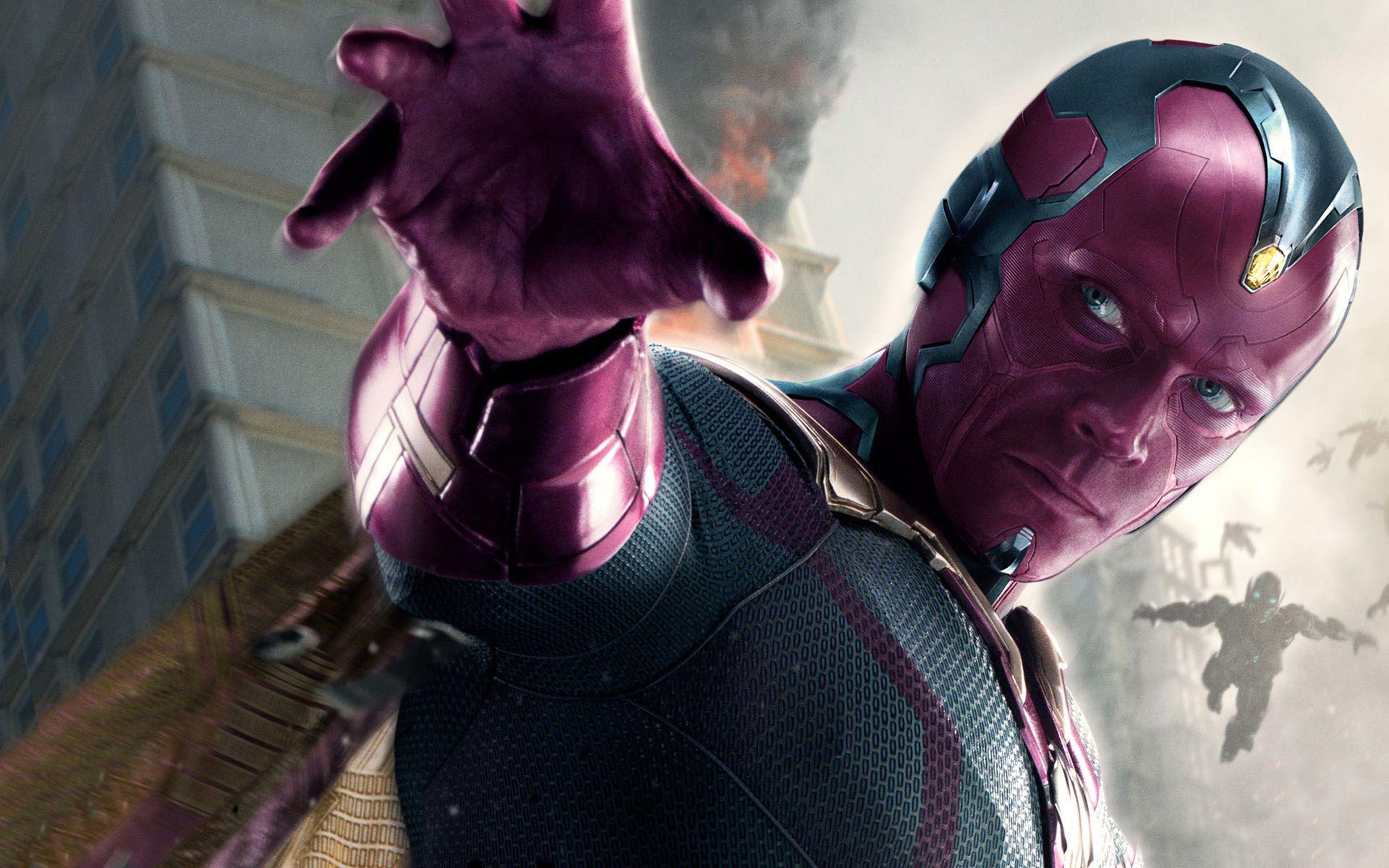 1920x1200 The Vision wears glasses in new Avengers: Infinity War photo