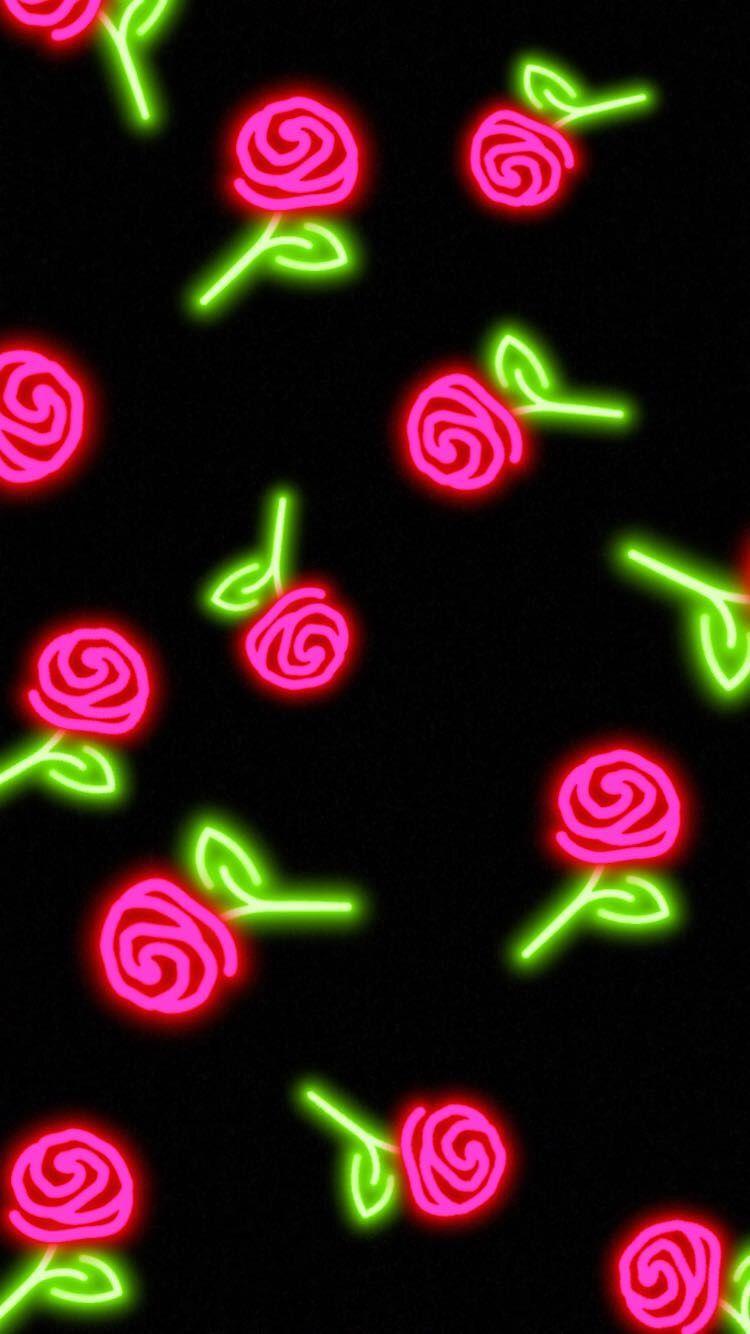 750x1334 Cute Wallpaper Neon Lights