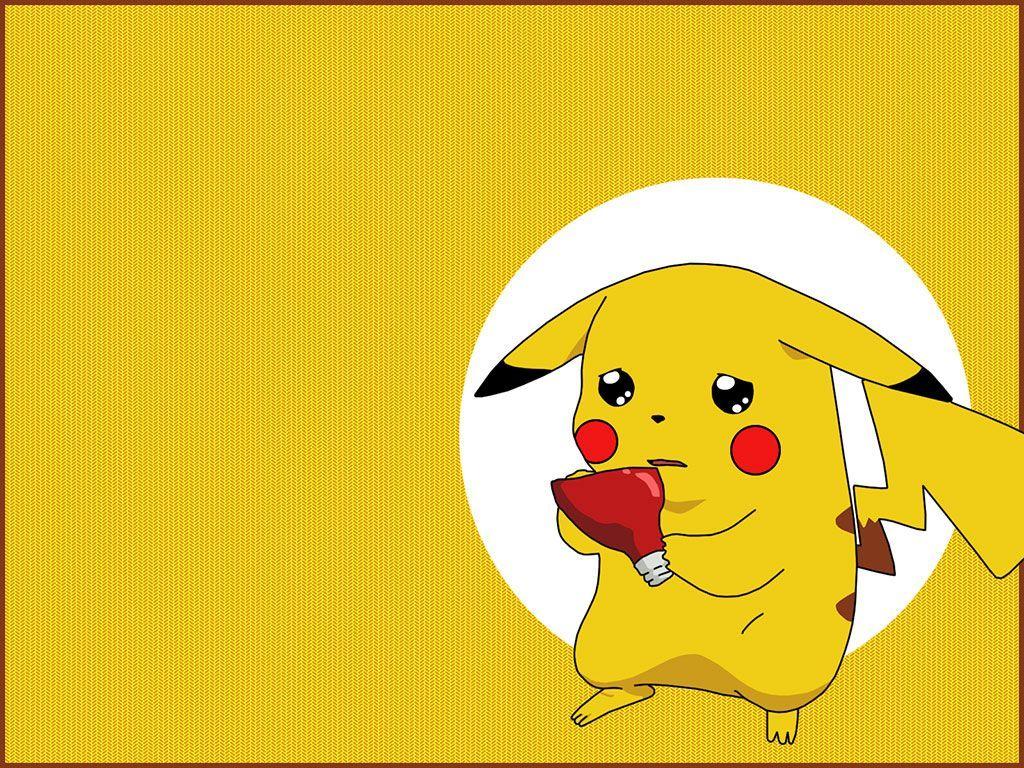 1024x768 hình nền pikachu đáng yêu