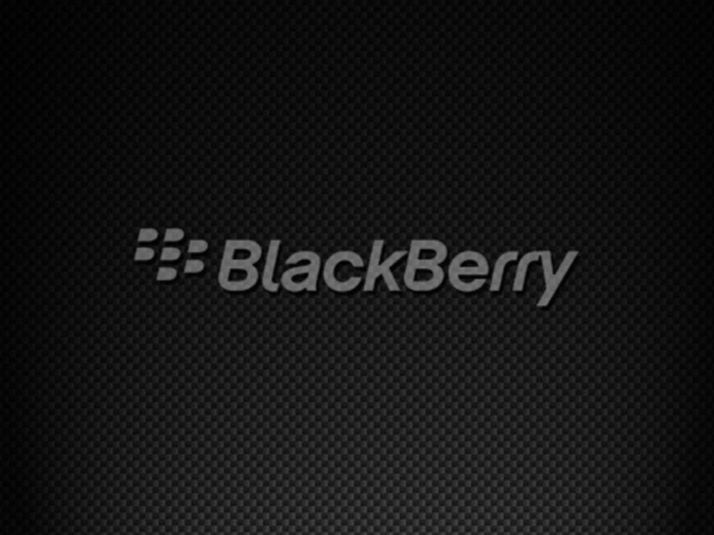 1024x768 BlackBerry Logo Wallpaper HD