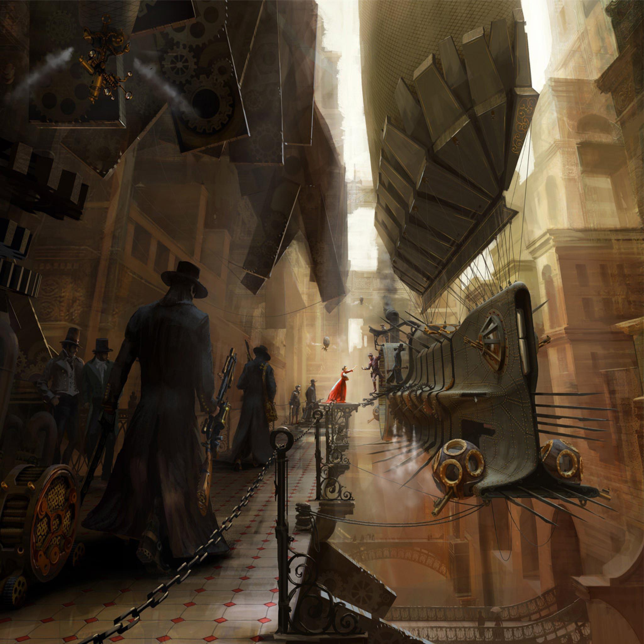 2048x2048 CG Fantasy Wild West Gunfighters IPhone HD