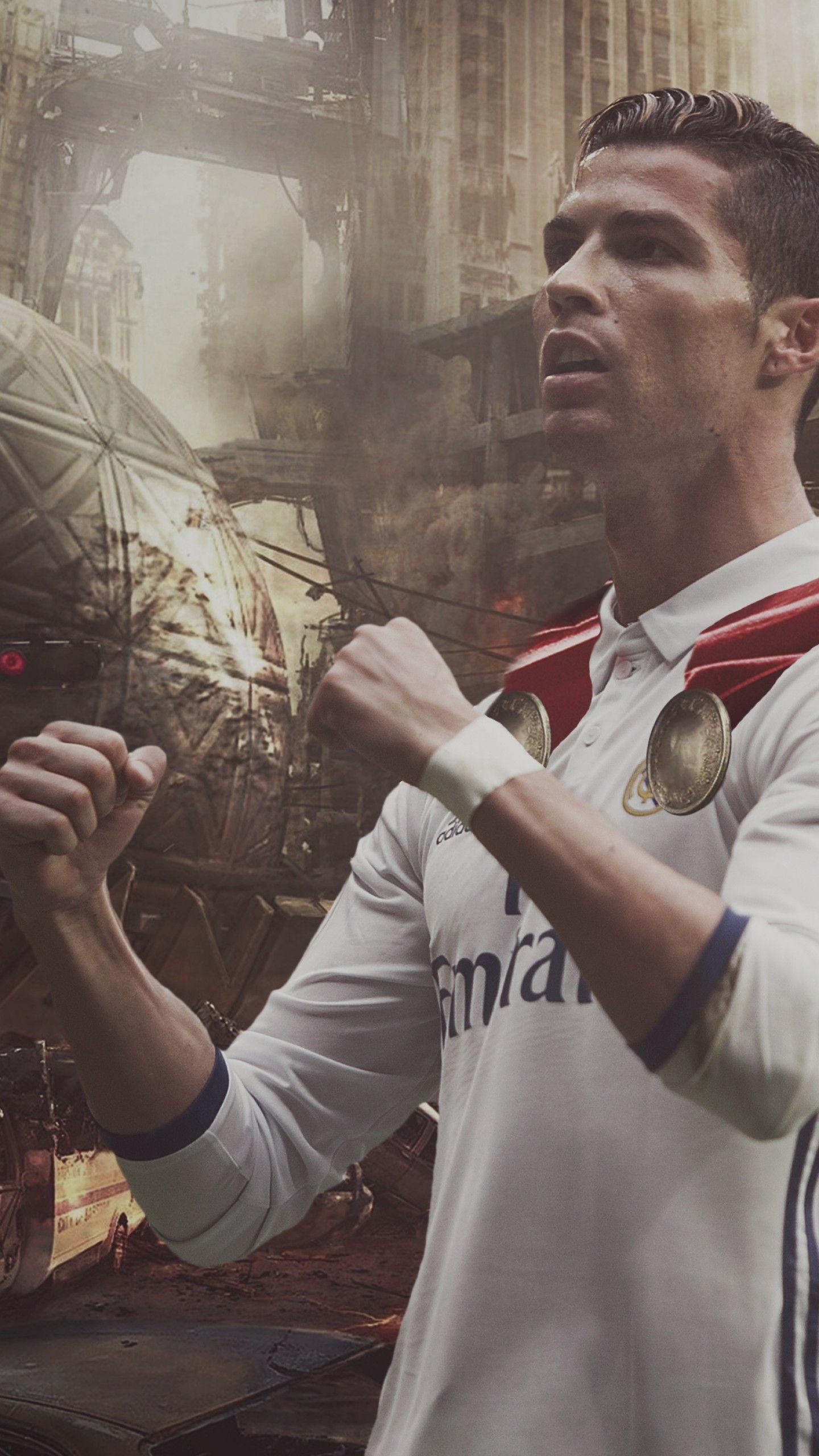 1440x2560 Wallpaper Cristiano Ronaldo, Portugal, Real Madrid, 4K, Sports