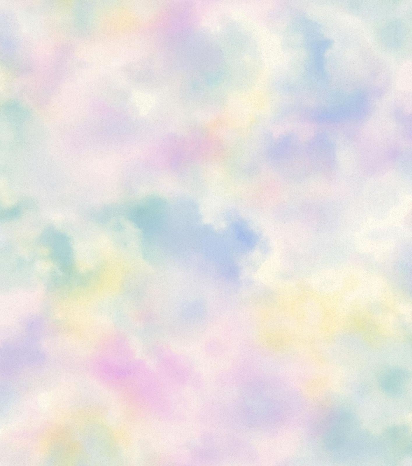1414x1600 Kid's Wallpaper Cloudy Sky pastel Glitter Rasch 818017