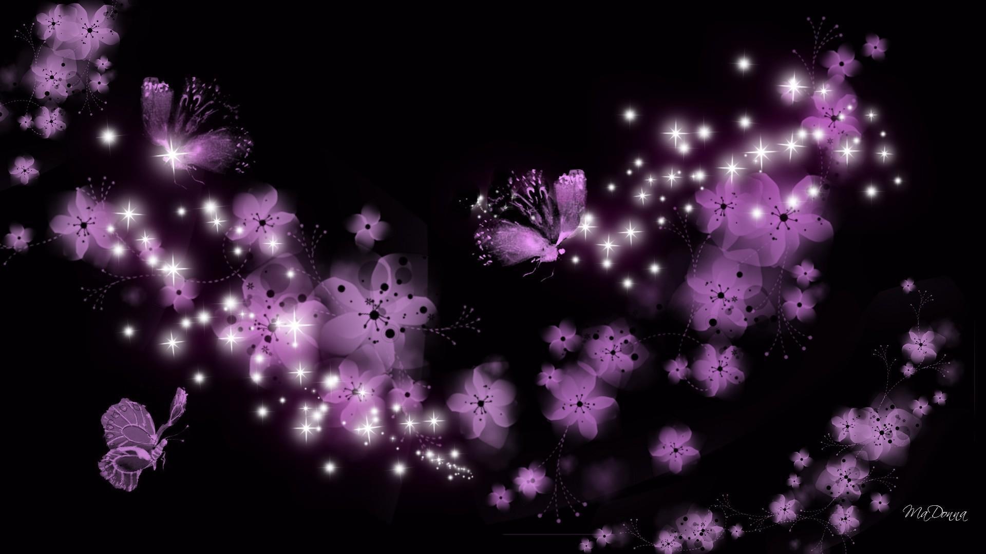 1920x1080 Cherry Blossom Night Wallpaper