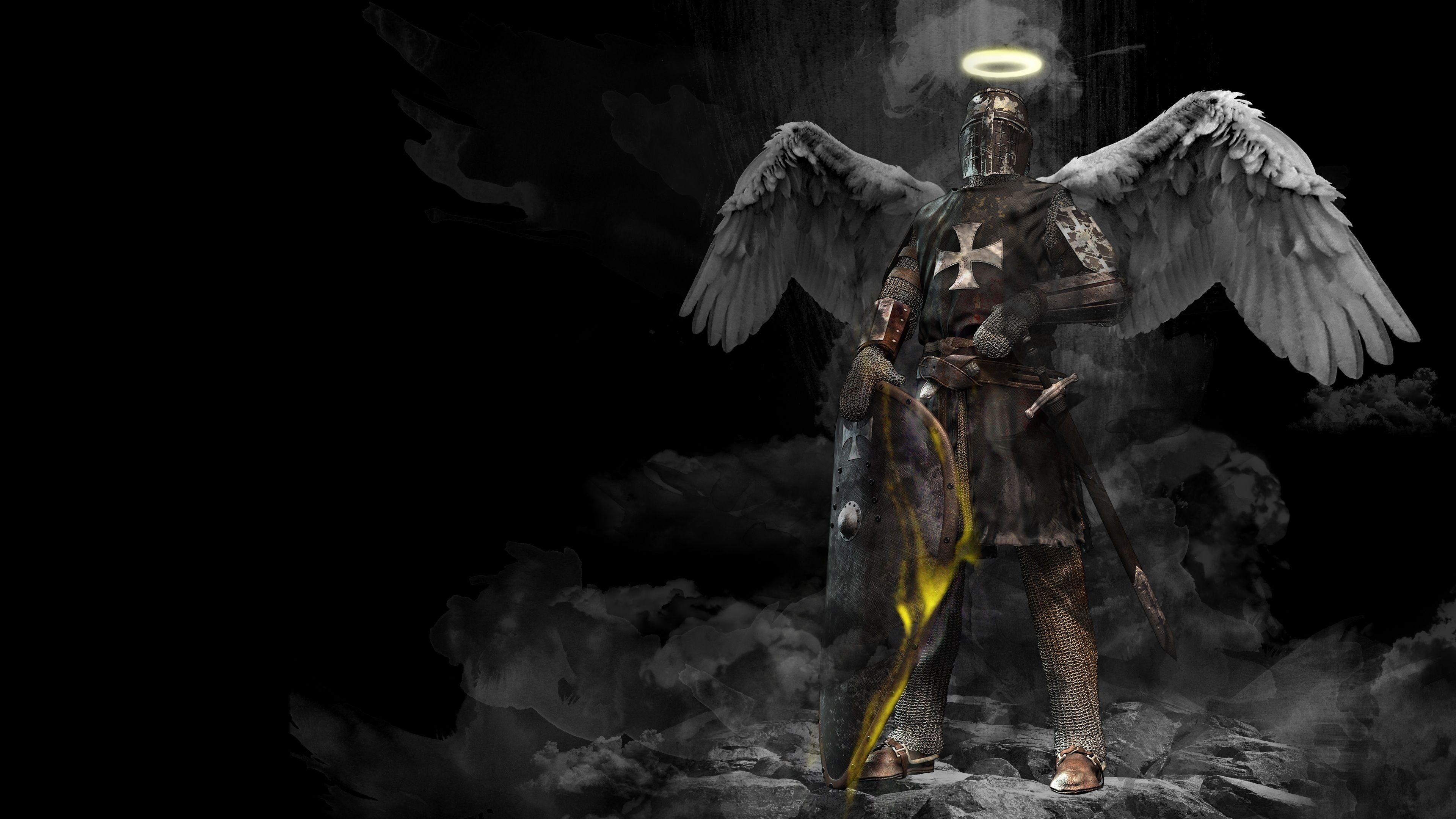 3840x2160 Warrior Angel Wallpaper