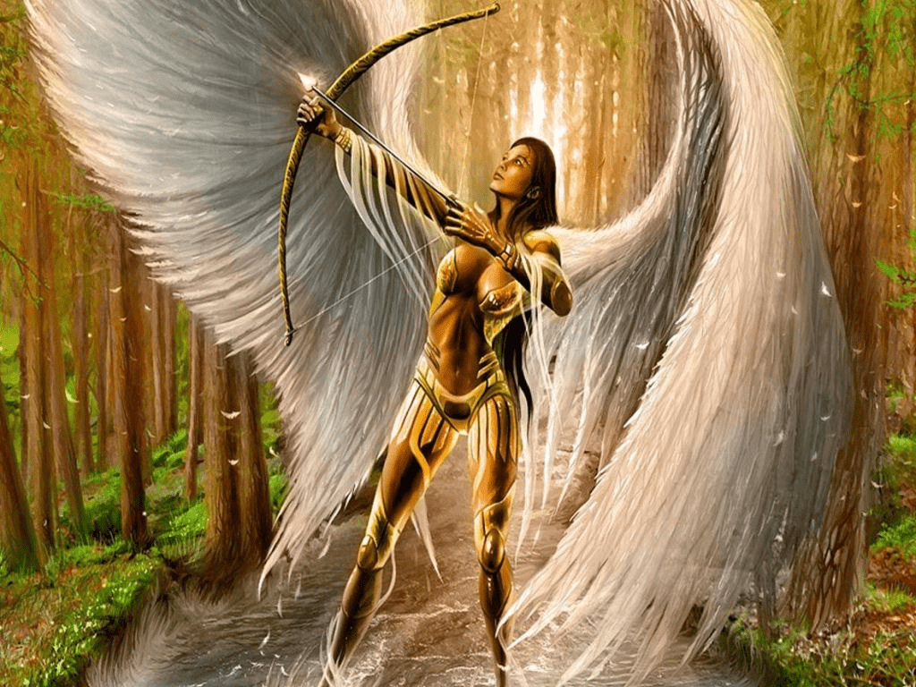 1024x768 Angel Warrior
