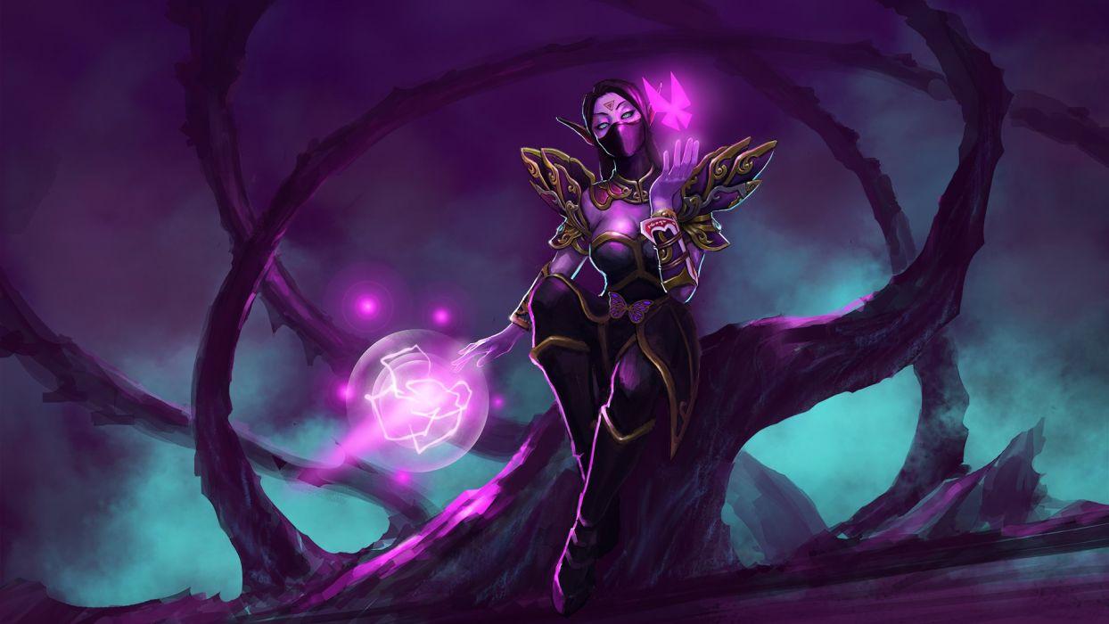 1244x700 DOTA 2 Templar Assassin Lanaya Warrior Magic Games Fantasy artwork