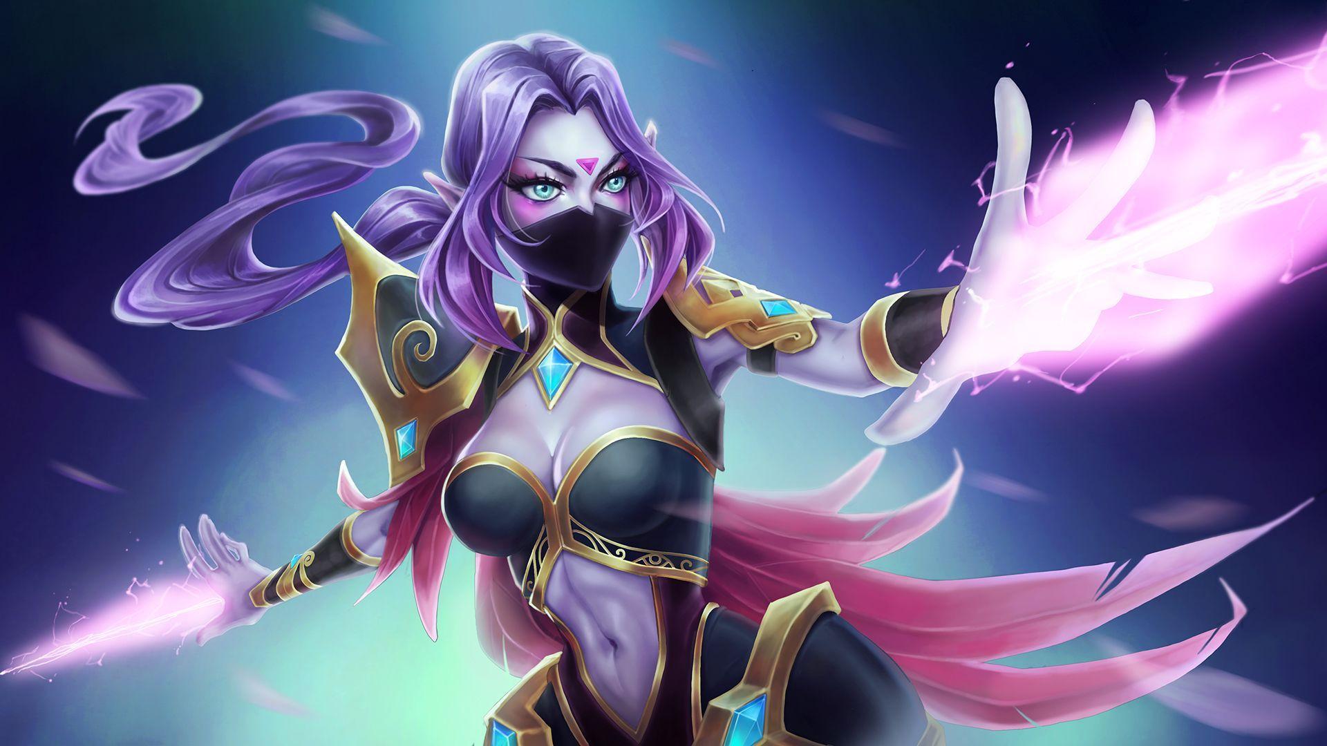 1920x1080 Templar Assassin dota 2 HD wallpaper. Аниме, Обои