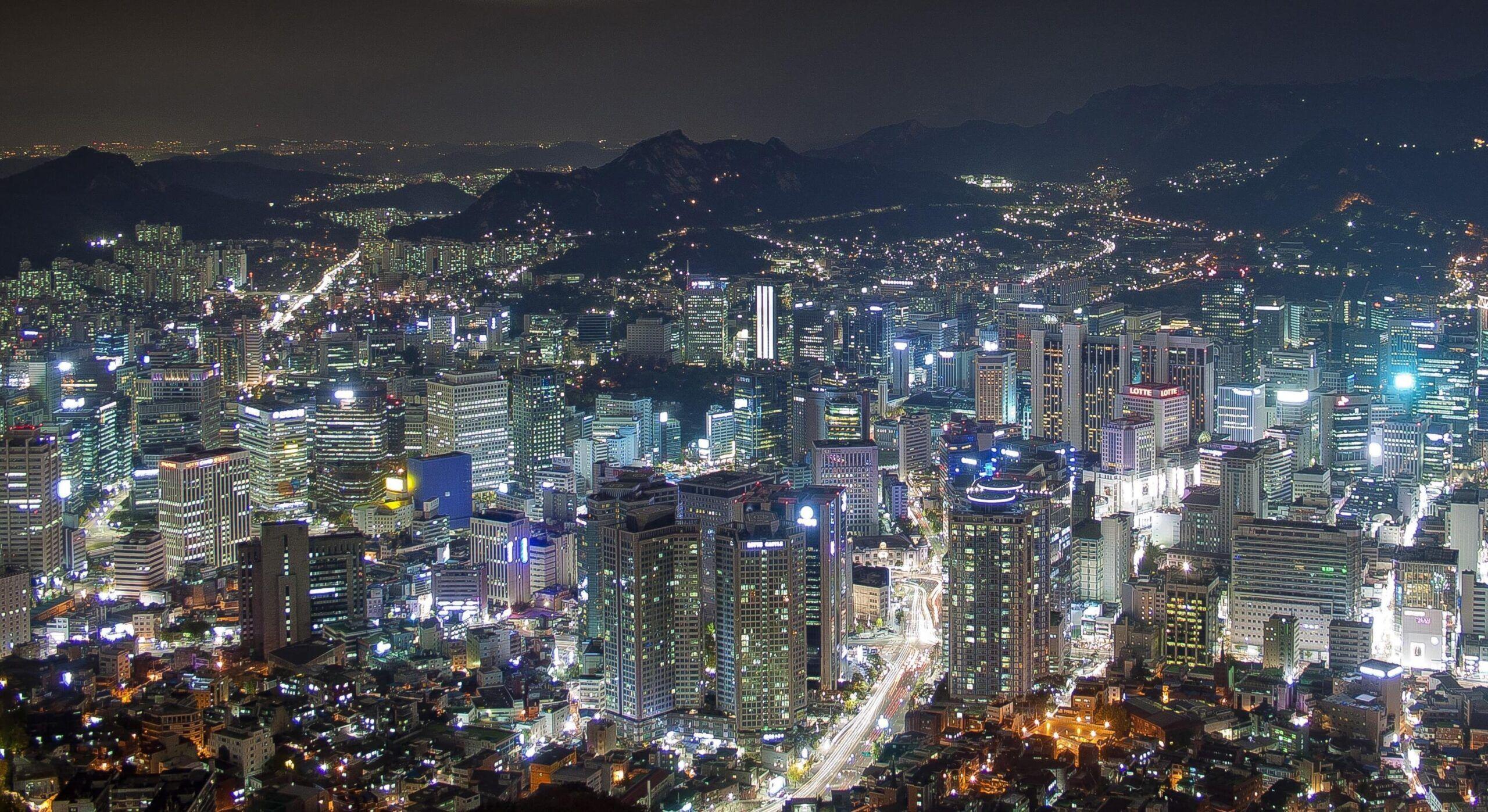 2560x1397 Seoul Wallpaper for Computer