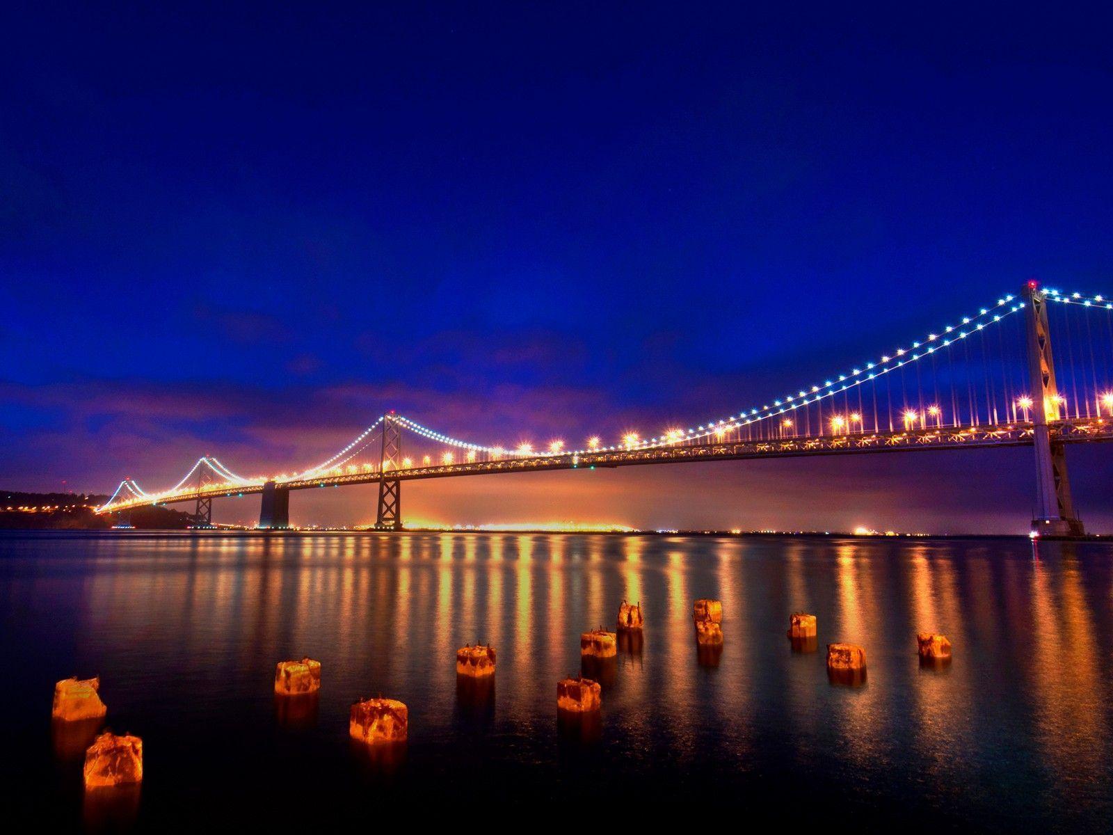 1600x1200 City Wallpaper.. Bay bridge san francisco, San francisco at night, San francisco wallpaper