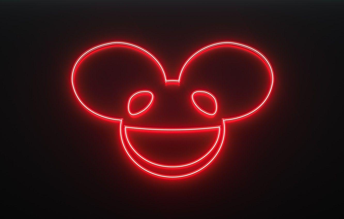 1332x850 Wallpaper logo, DJ, neon, Deadmau EDM, DJ image for desktop, section музыка