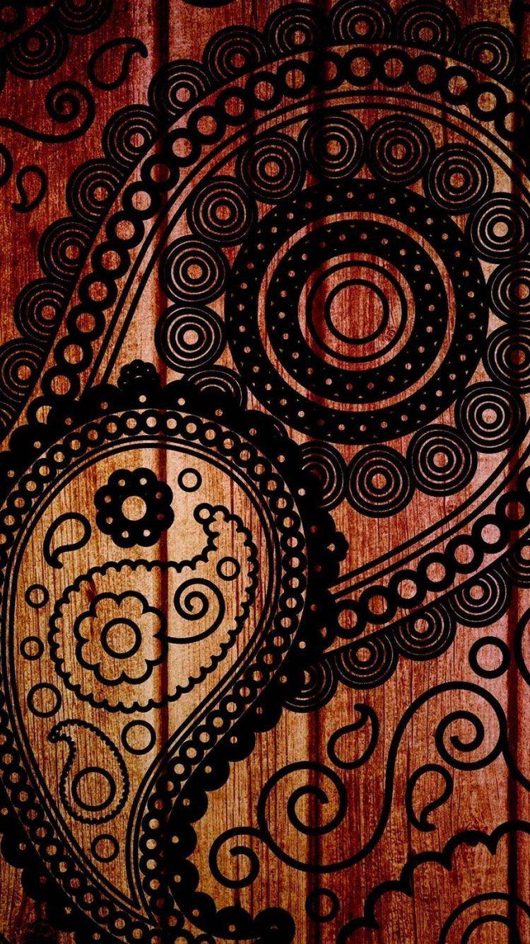 750x1334 Paisley iPhone Background