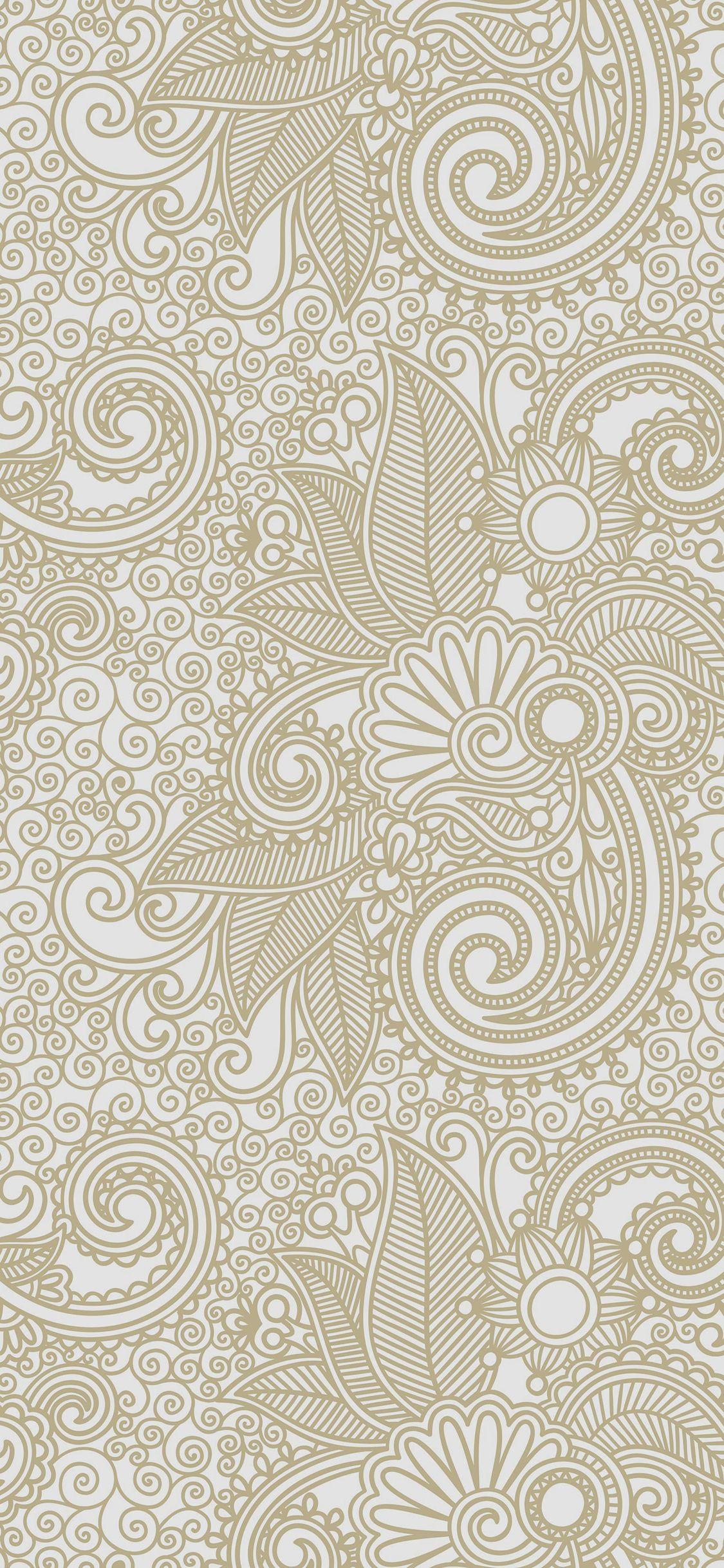 1125x2436 iPhoneXpapers design flower line pattern