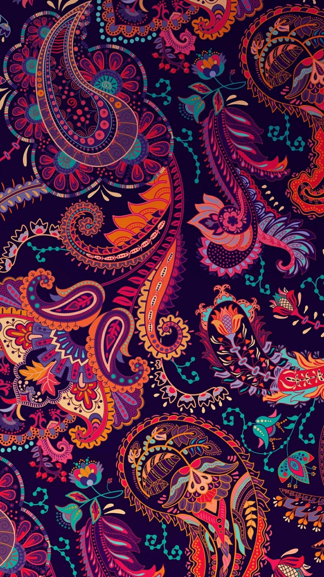 1080x1920 wallpaper e Imágenes Bonitas. Paisley art