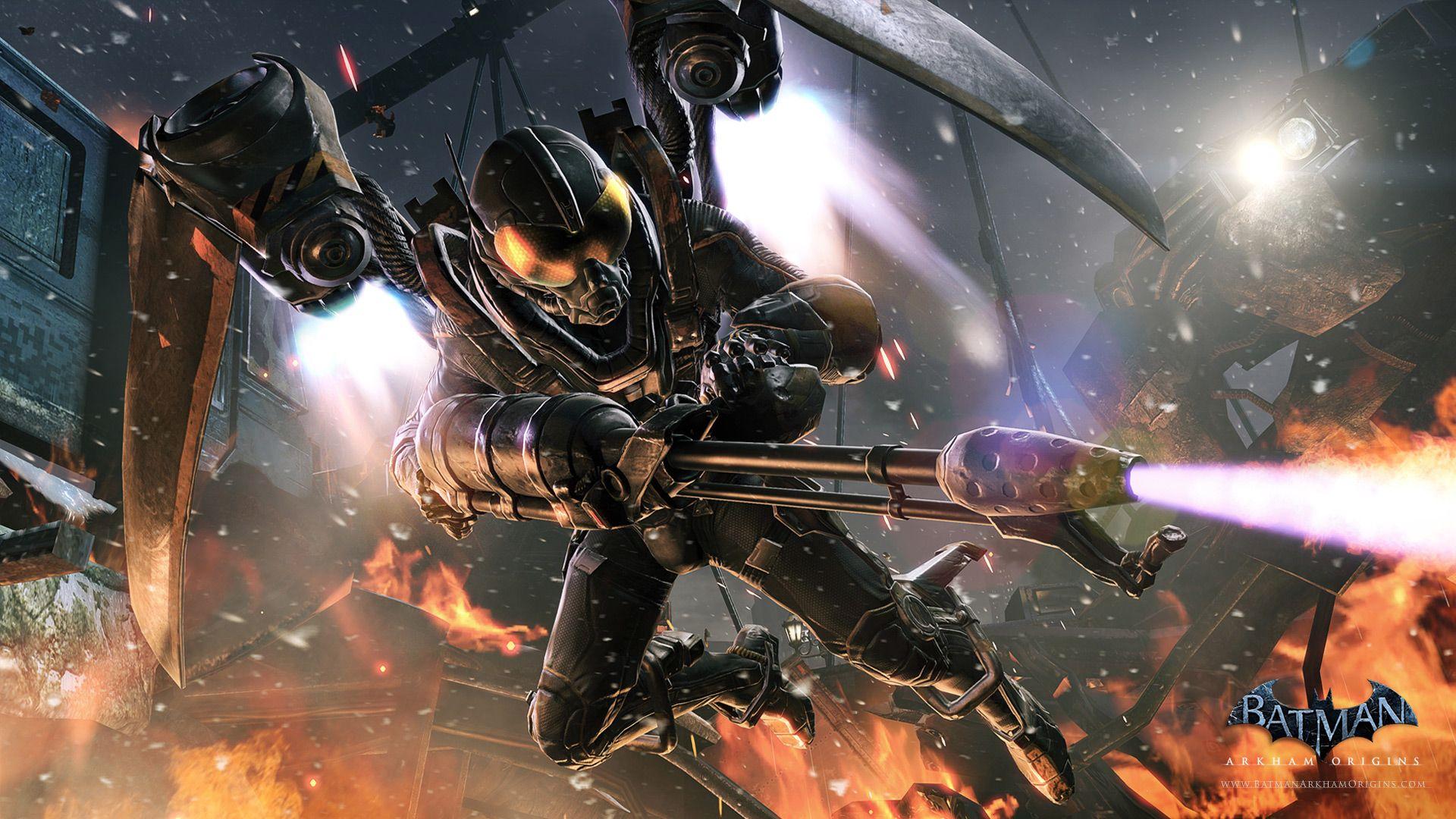 1920x1080 Batman: Arkham Origins Deathstroke and Firefly HD Wallpaper « Pop