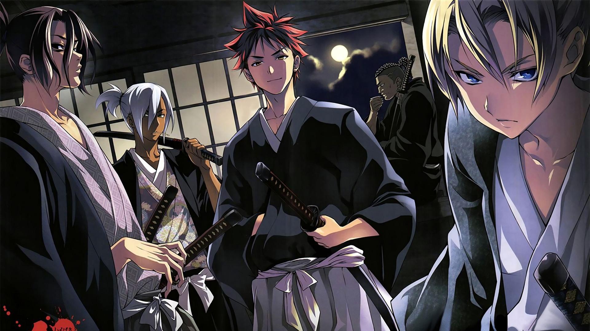 1920x1080 Shokugeki No Soma Anime Samurai Char. Wallpaper