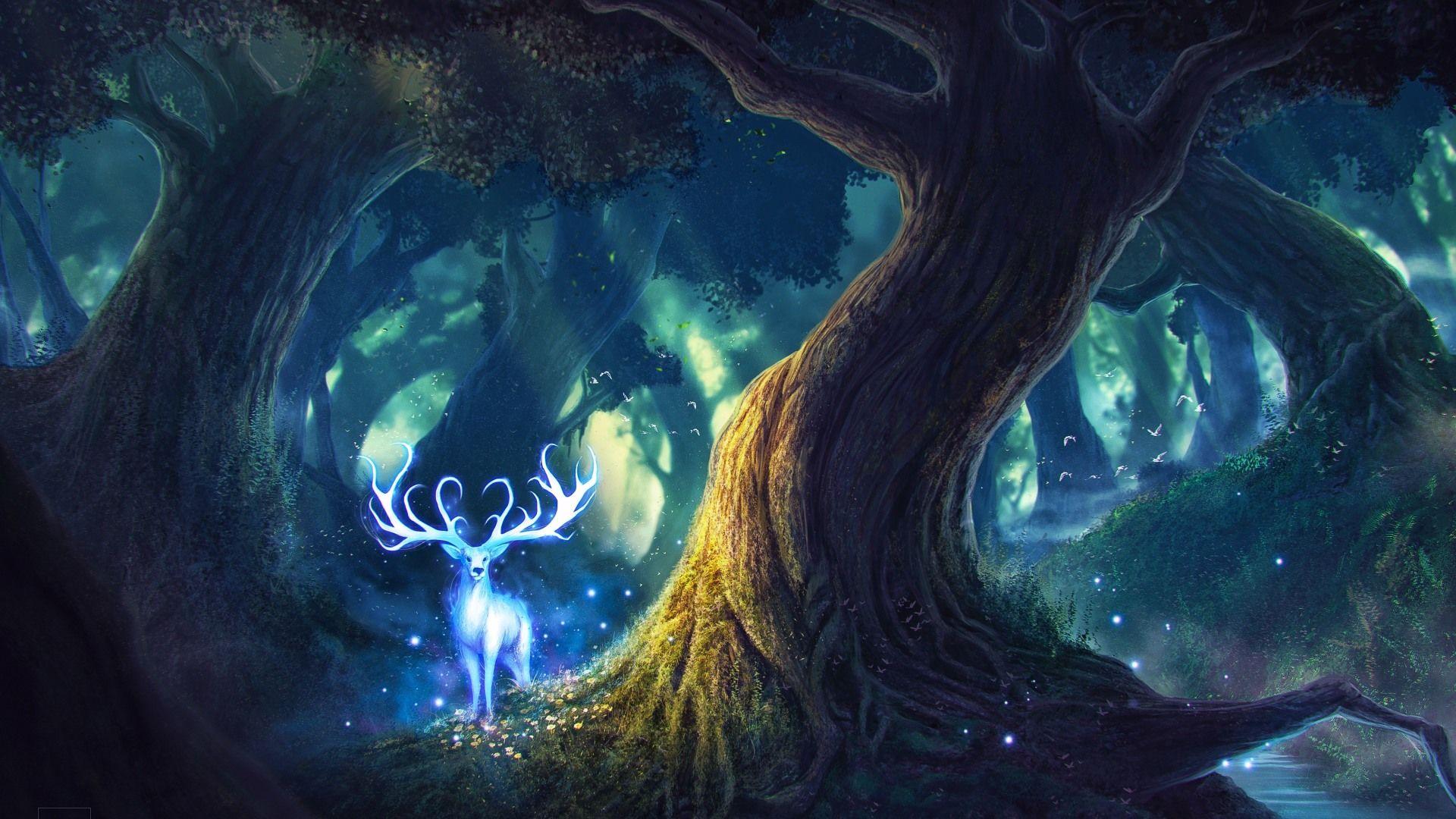 1920x1080 Fairy Deer 1080P Laptop Full HD Wallpaper, HD Other 4K