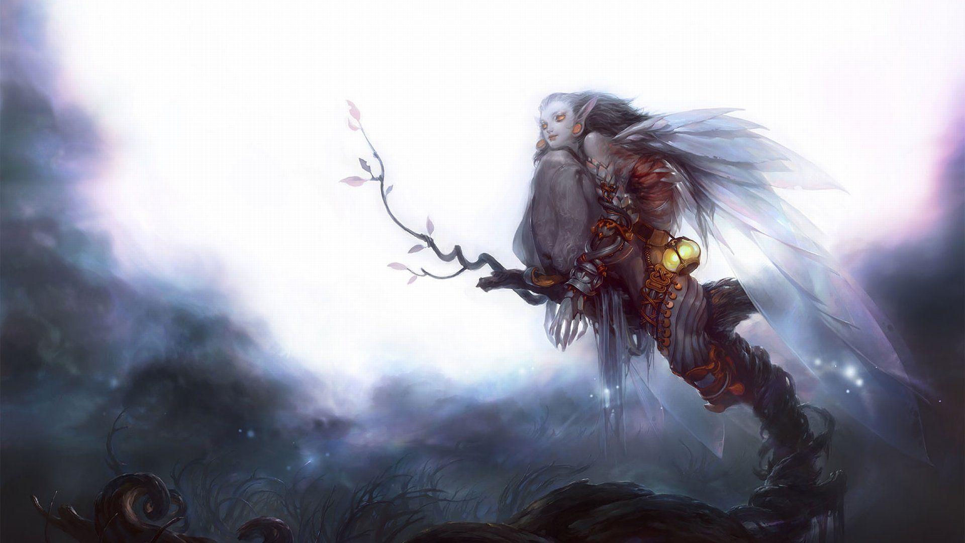 1920x1080 Dark Fairy Wallpaper Background