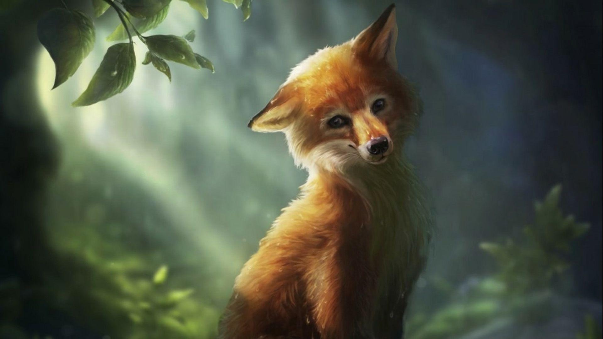 1920x1080 Fantasy Fox Wallpaper. HD Fantasy Fox Background