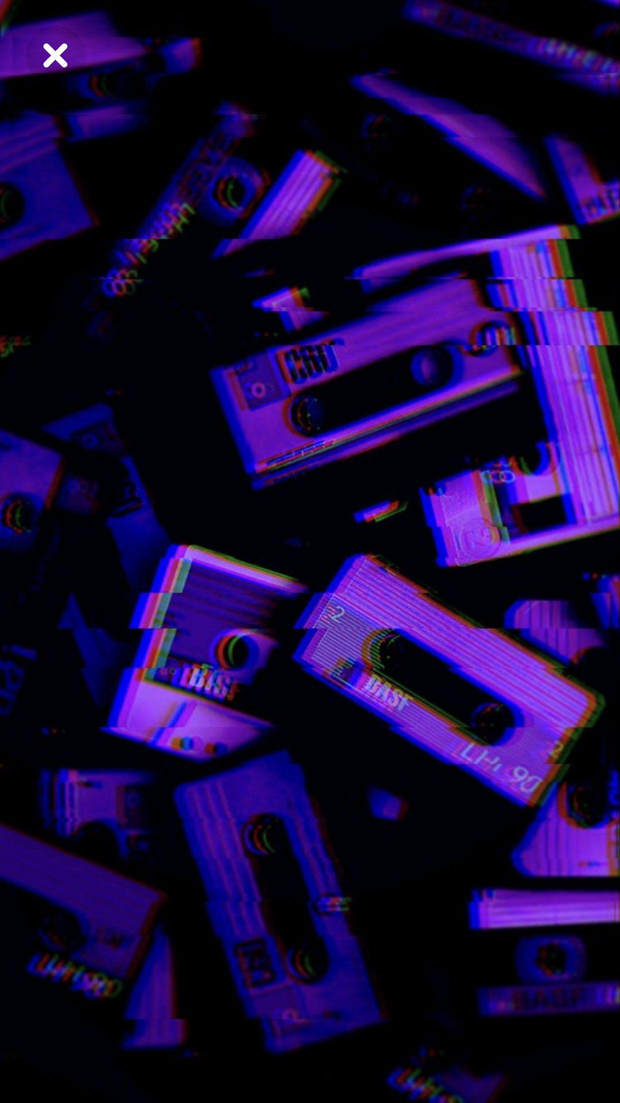 vhs tapes wallpaper
