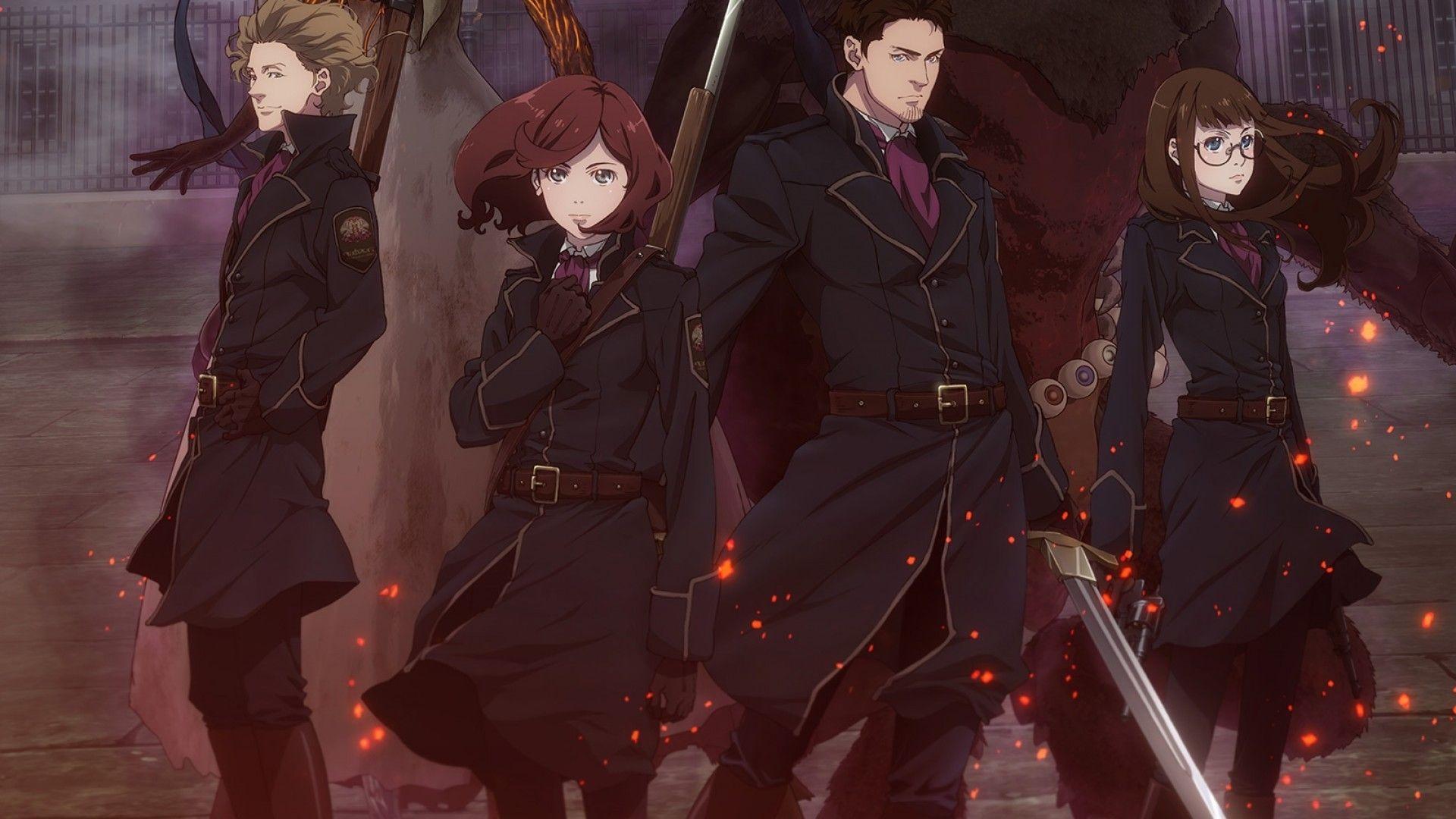 1920x1080 Download 1920x1080 Fairy Gone, Creatures, Horns, Swords, Coats