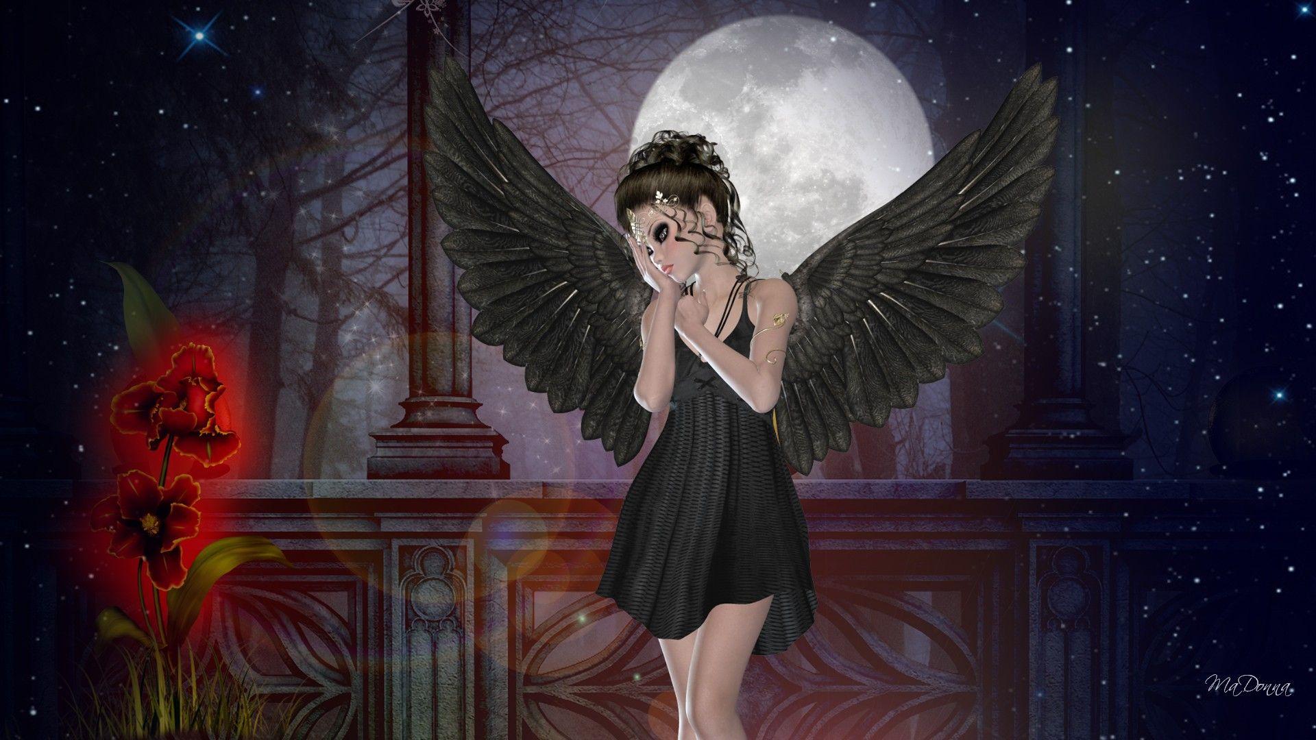 1920x1080 Dark Fairies Wallpaper