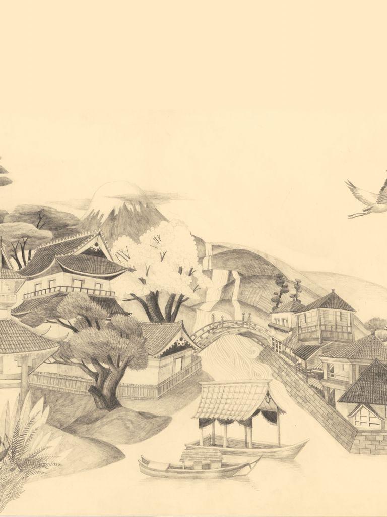 768x1024 Free download Japanese Art Wallpaper 2 Japanese Art Wallpaper